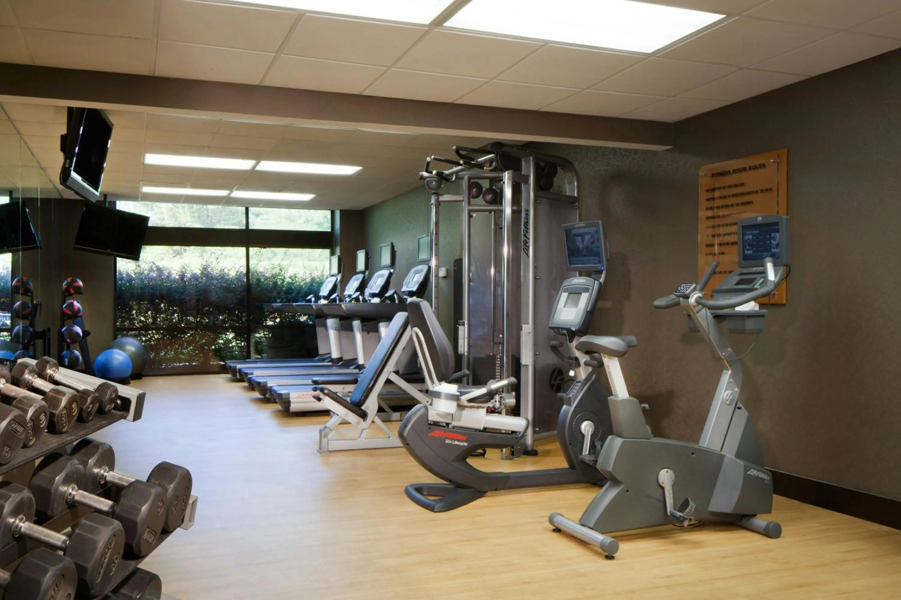Fitness centre/facilities in Marriott Raleigh Durham Research Triangle Park
