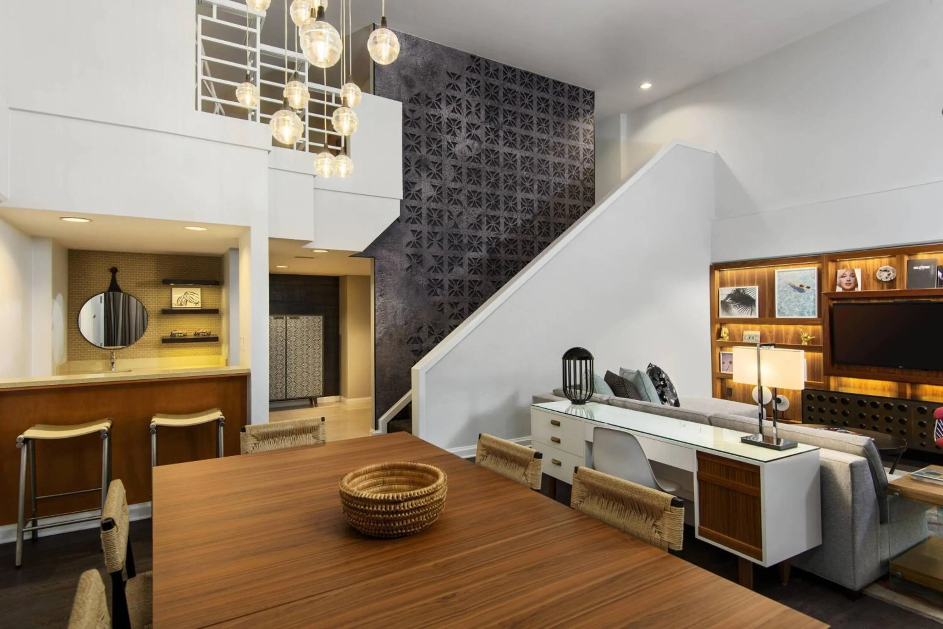 Bedroom in Renaissance Palm Springs Hotel