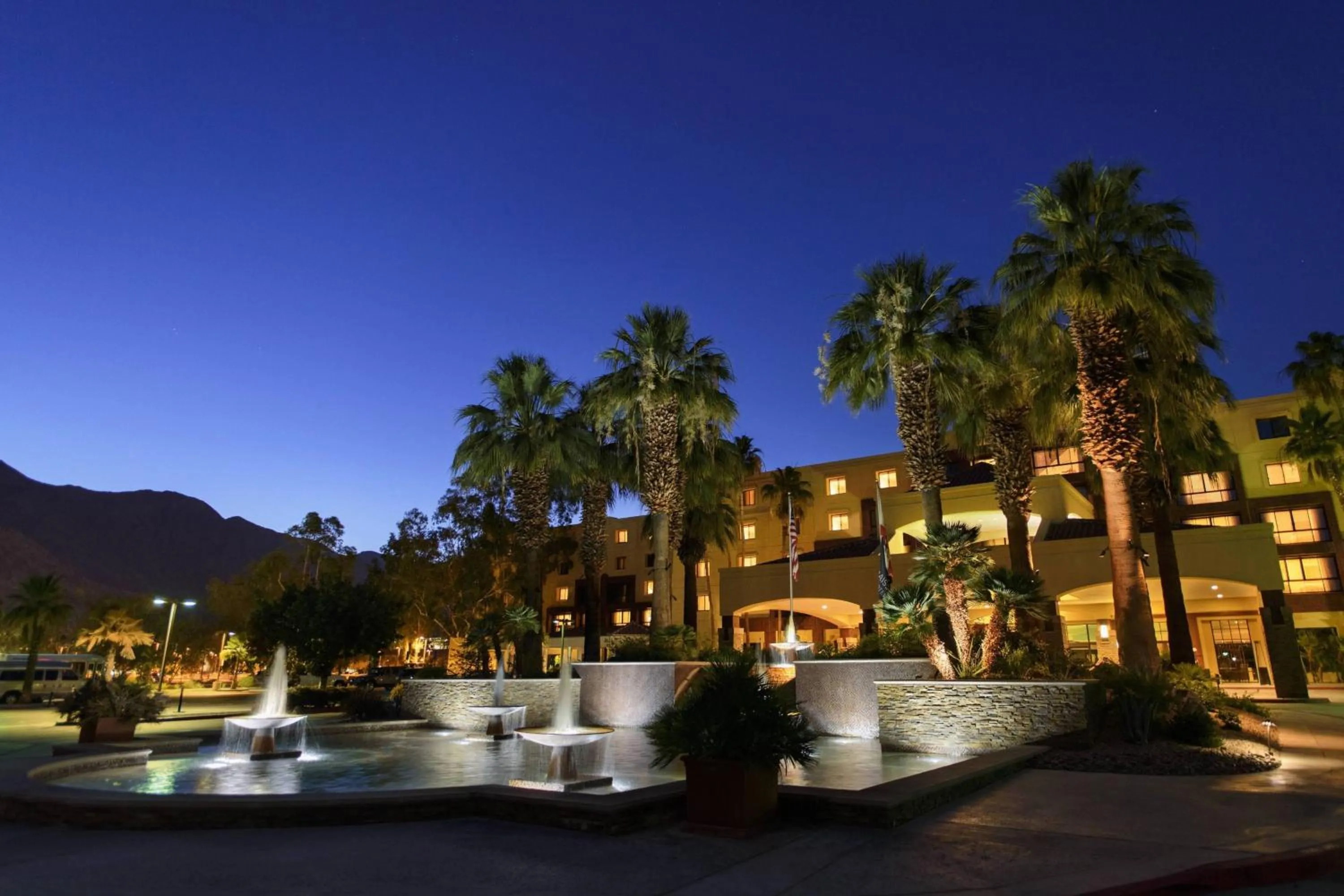 Property building in Renaissance Palm Springs Hotel