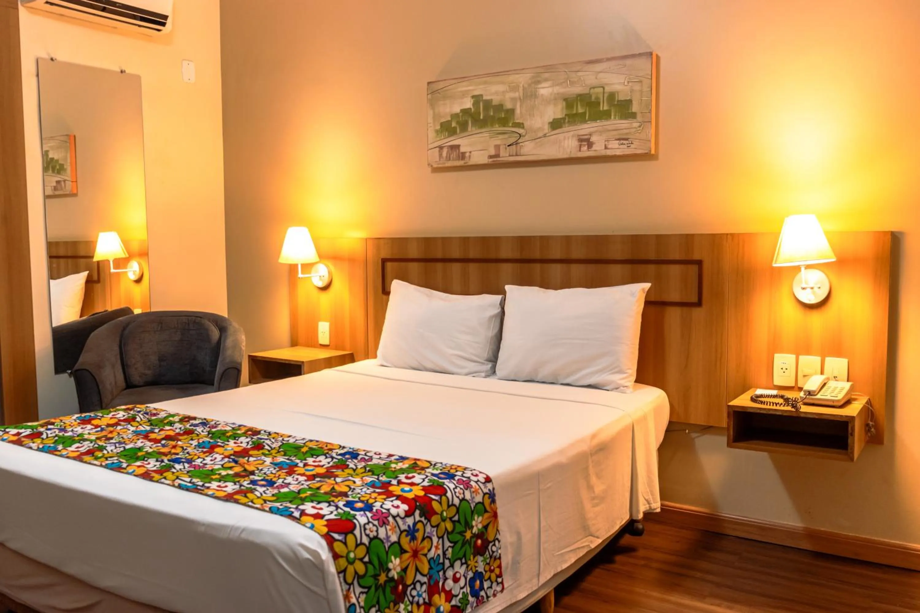 Bed in Hotel Golden Park Uberlandia By Nacional Inn