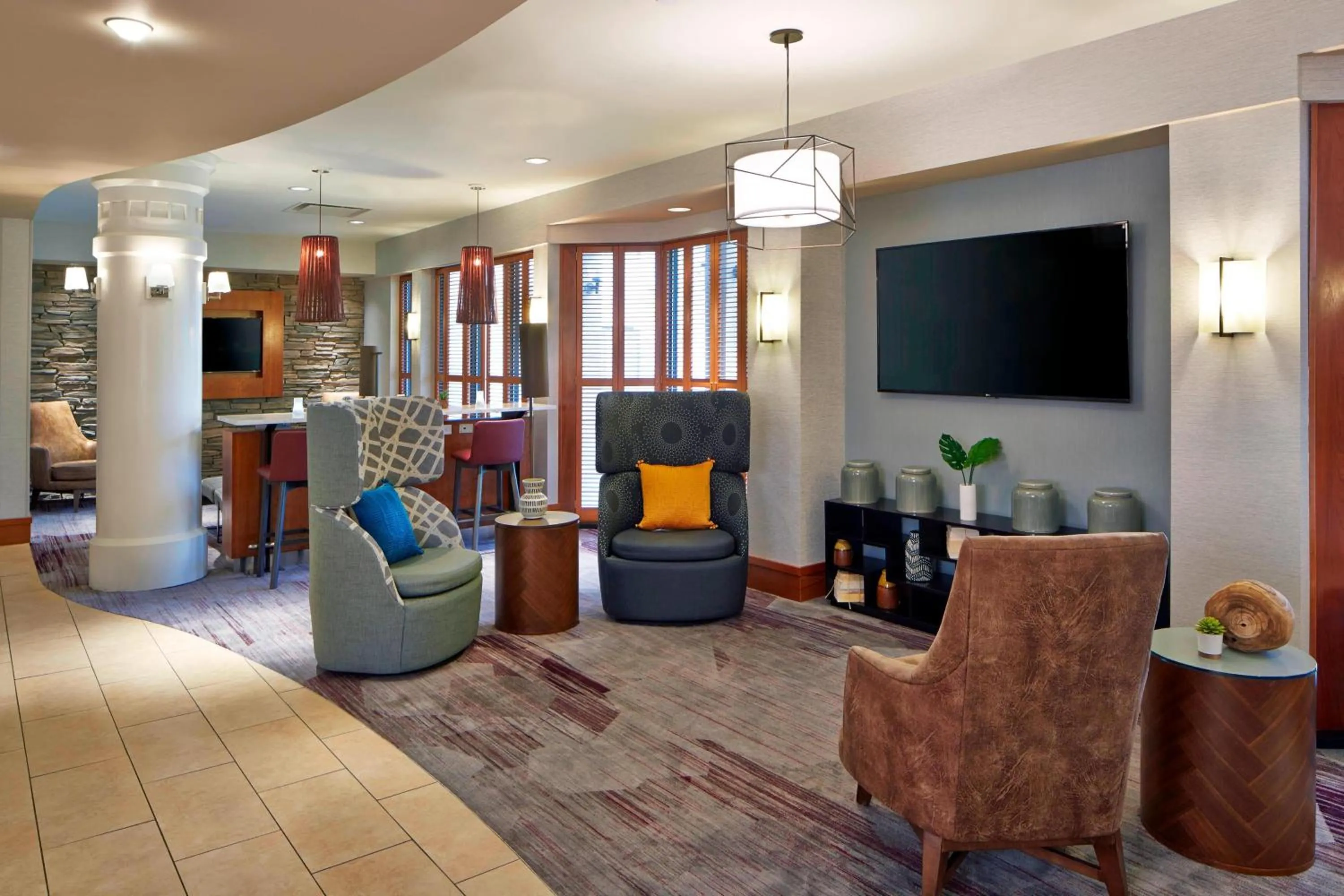 Lobby or reception in Courtyard Rochester Brighton