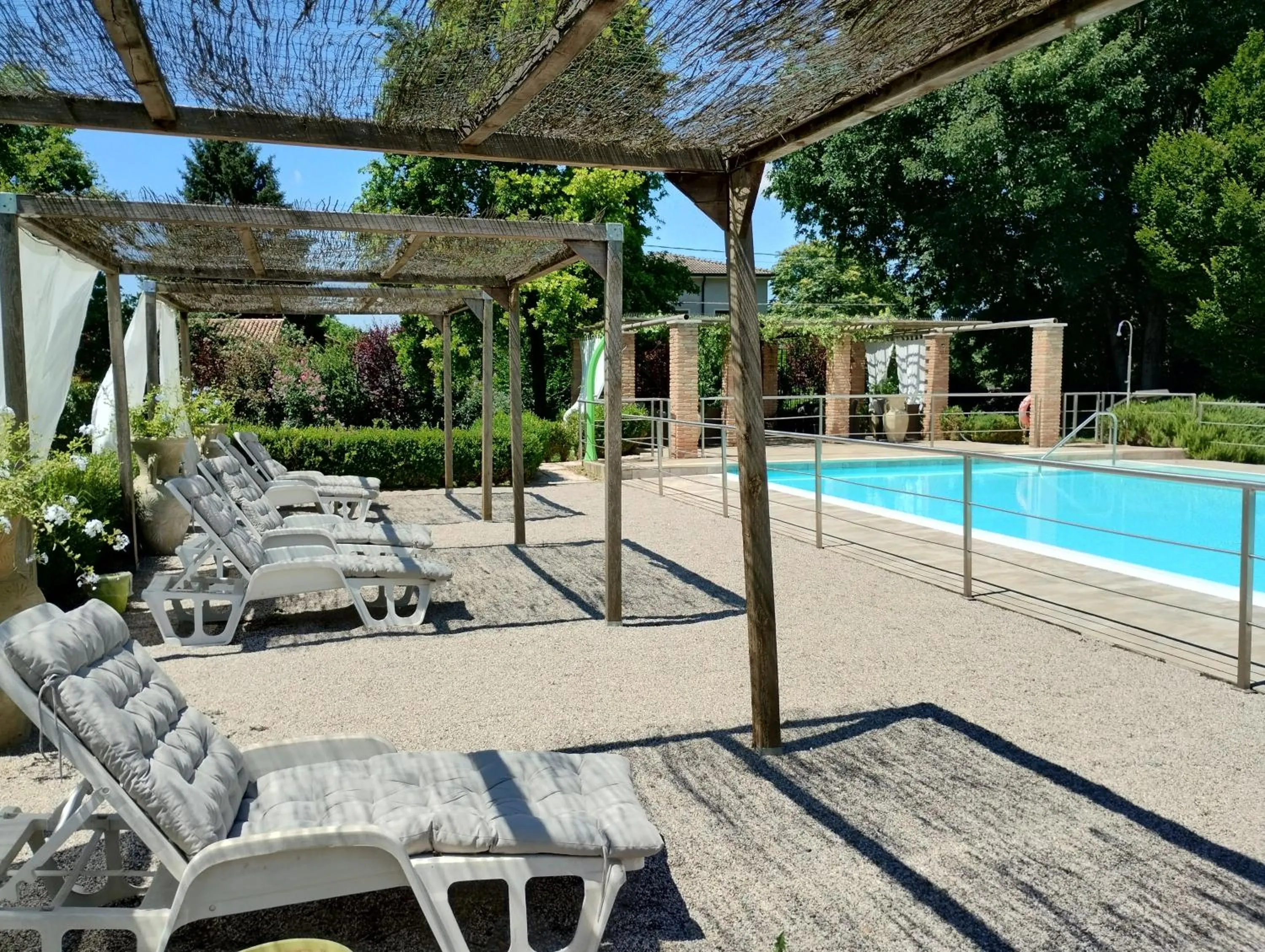 Swimming pool in B&B Casazze Dream