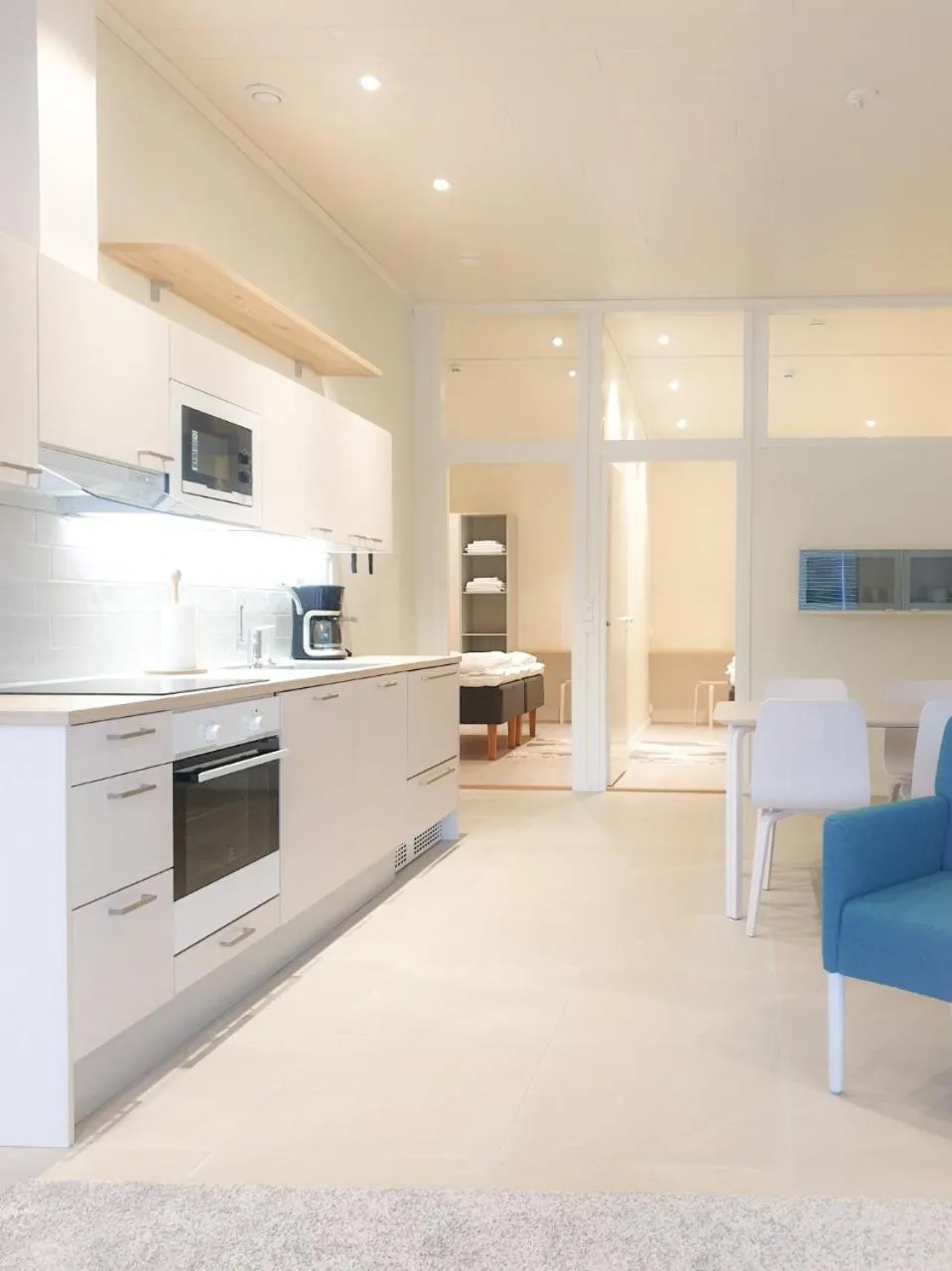 Kitchen or kitchenette in Rukariutta Apartments