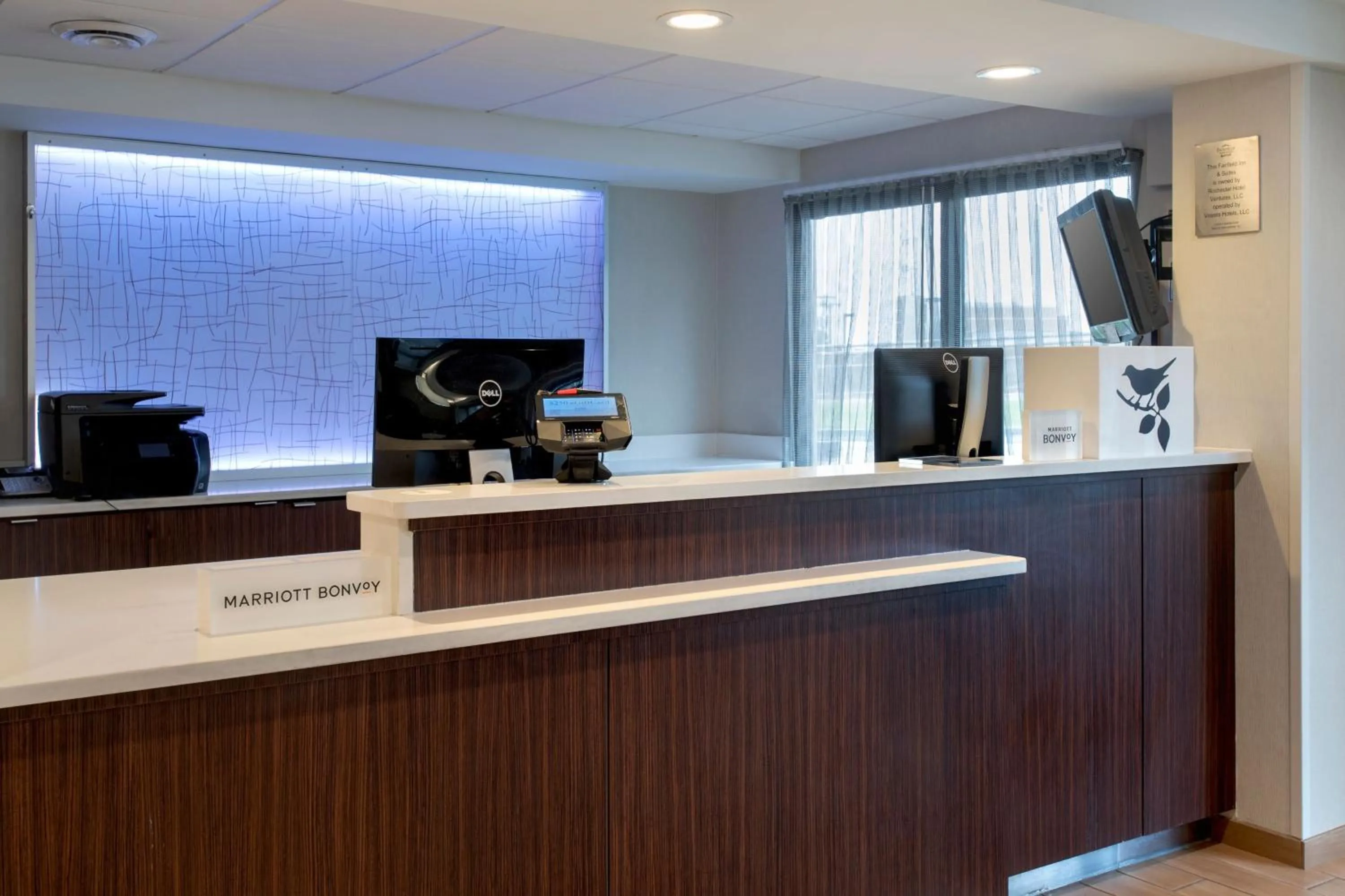 Lobby or reception in Fairfield Inn Rochester Airport
