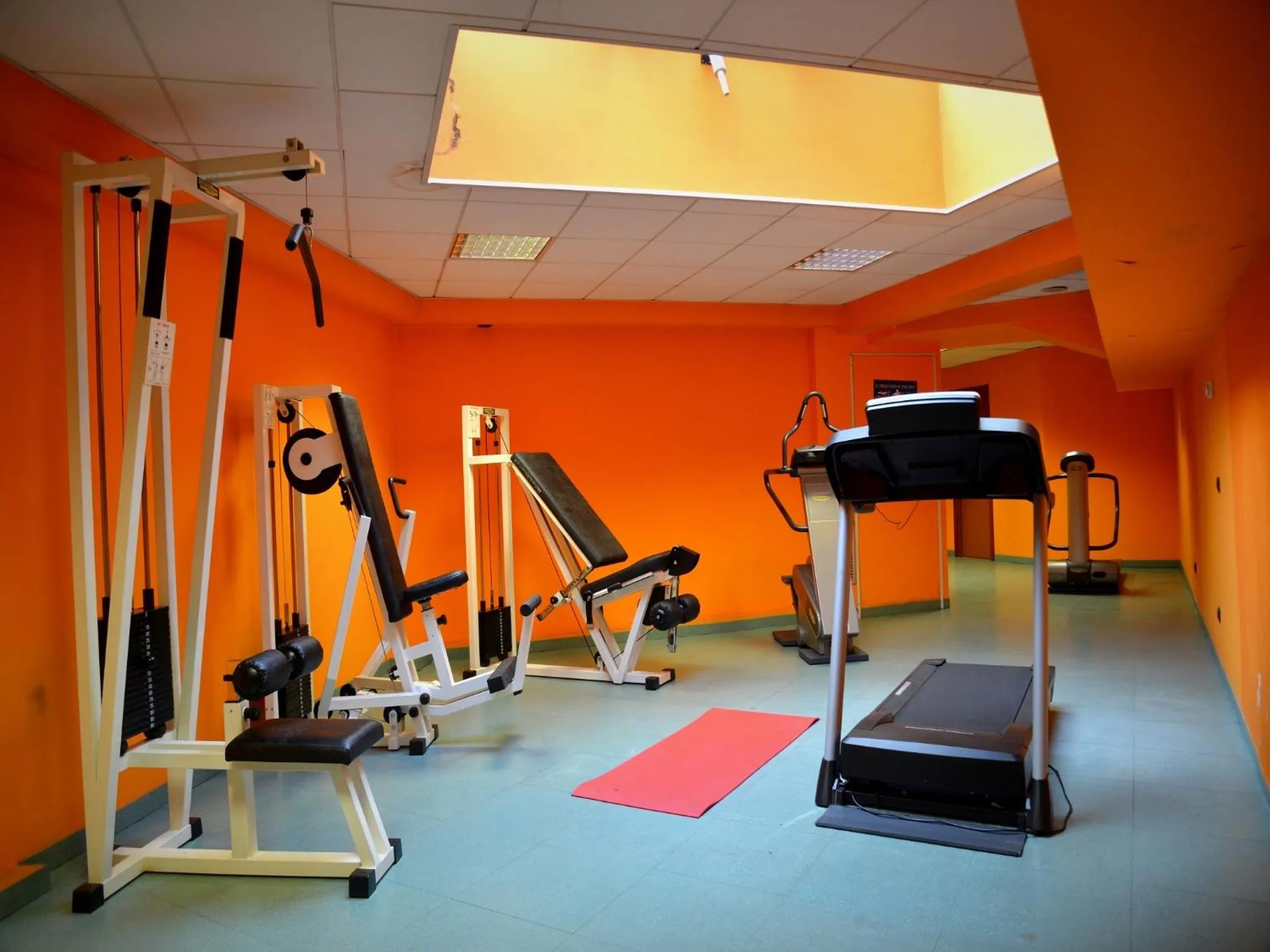 Fitness centre/facilities in Hotel Visconti