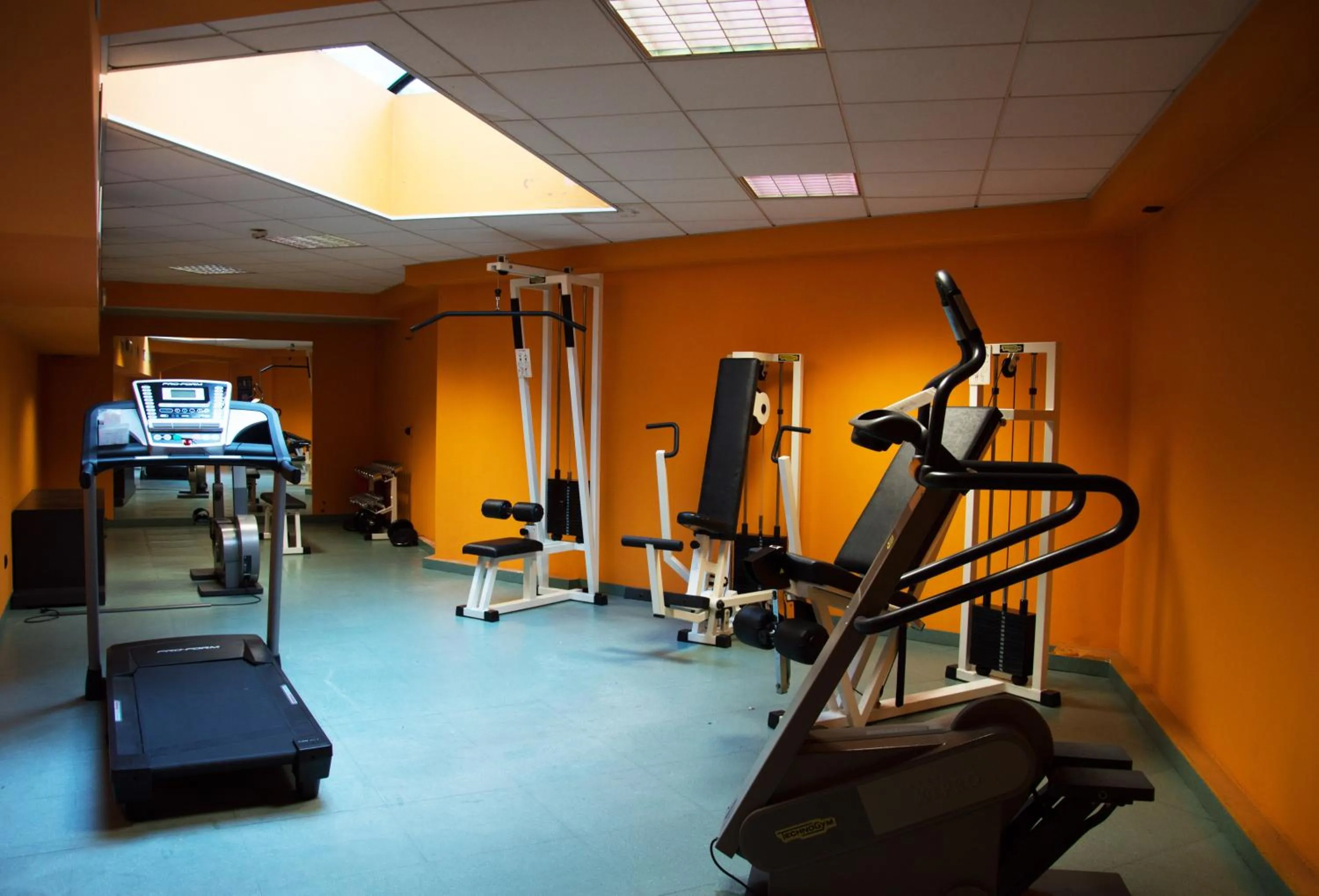 Fitness centre/facilities in Hotel Visconti