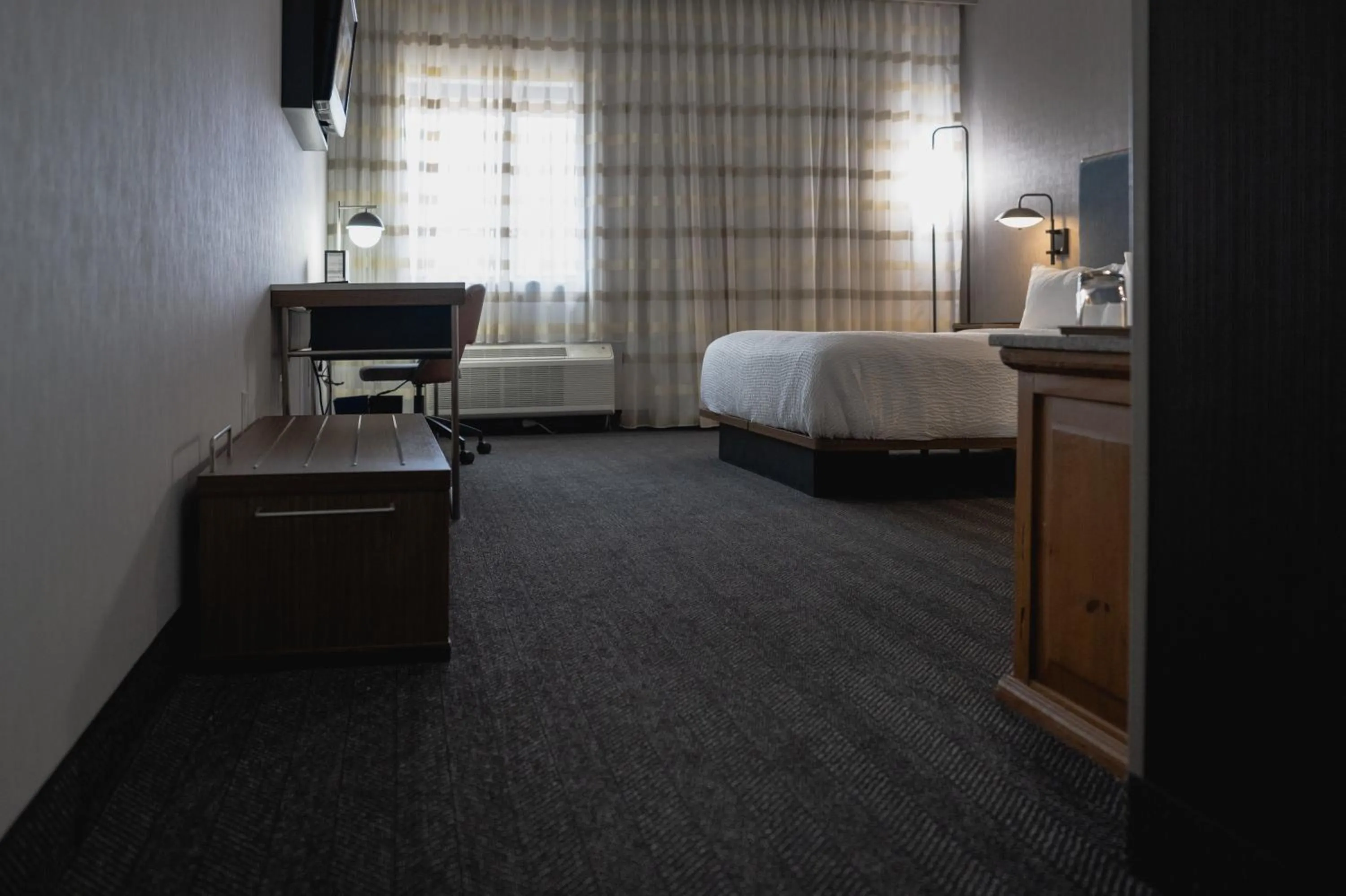 Bed in Courtyard Santa Fe