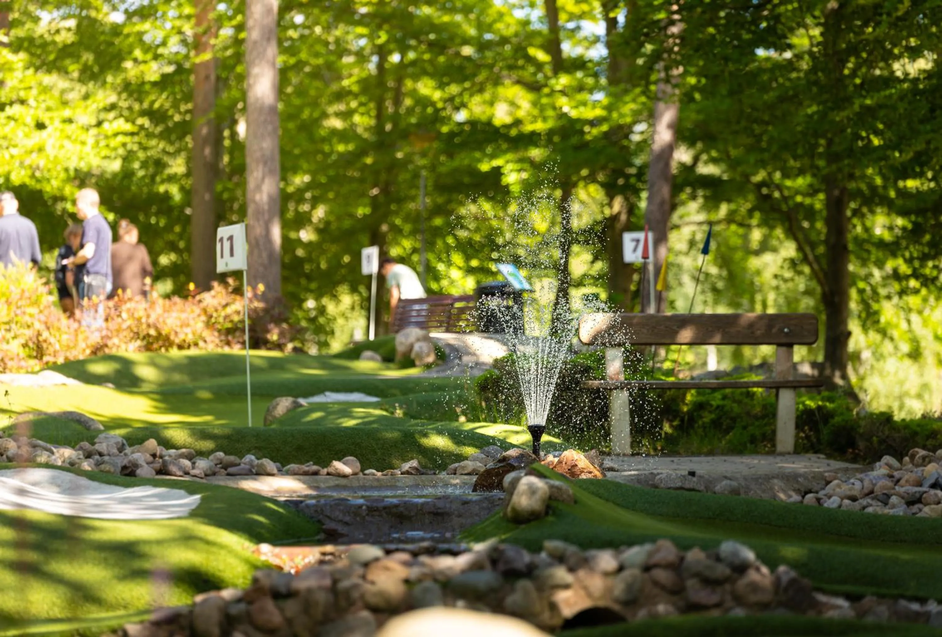 Minigolf in Evedals Camping Växjö