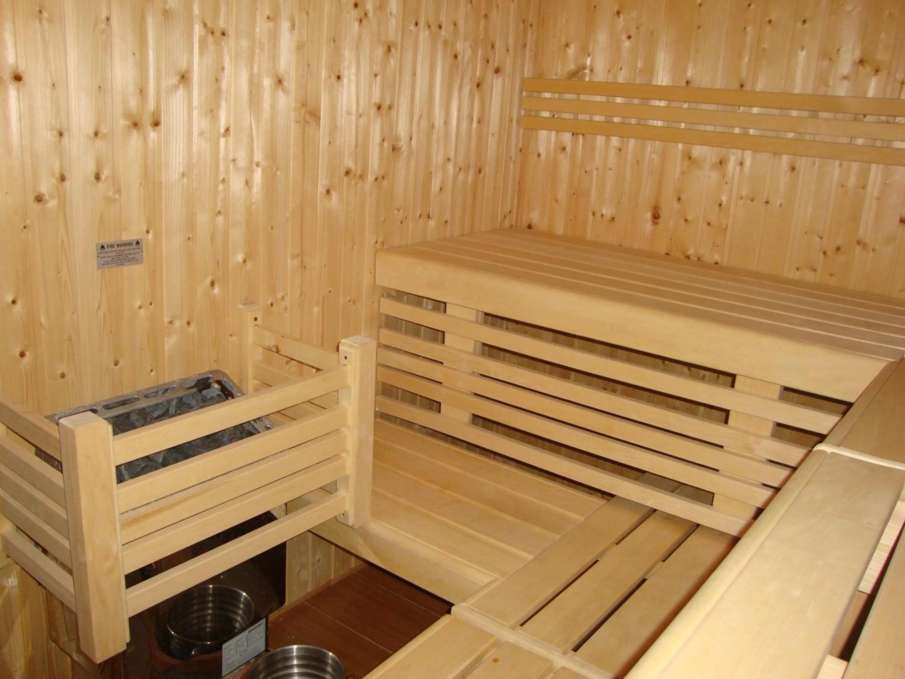 Sauna in Nymfes Hotel