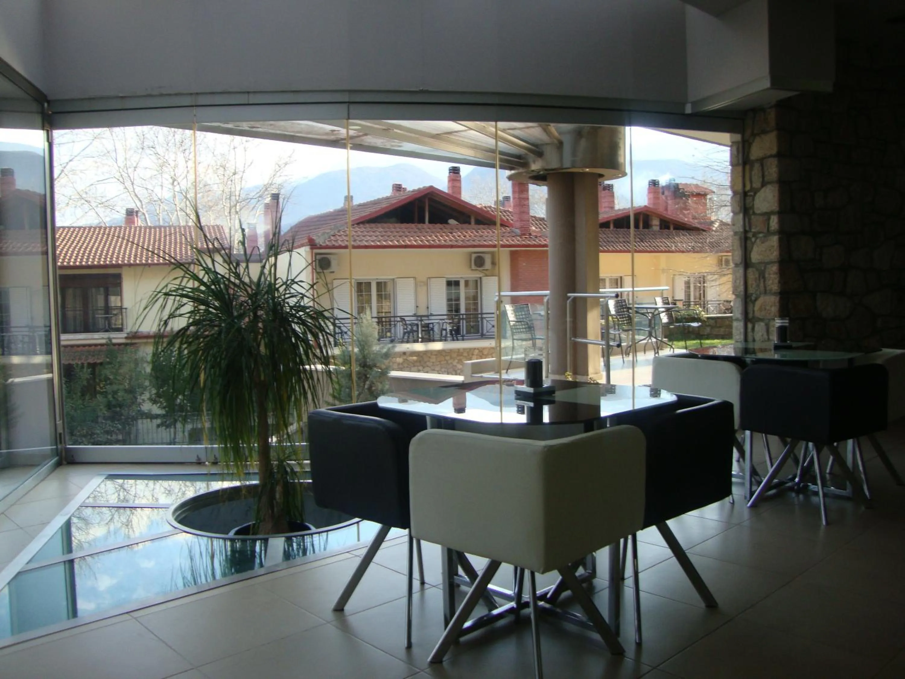 Patio in Nymfes Hotel