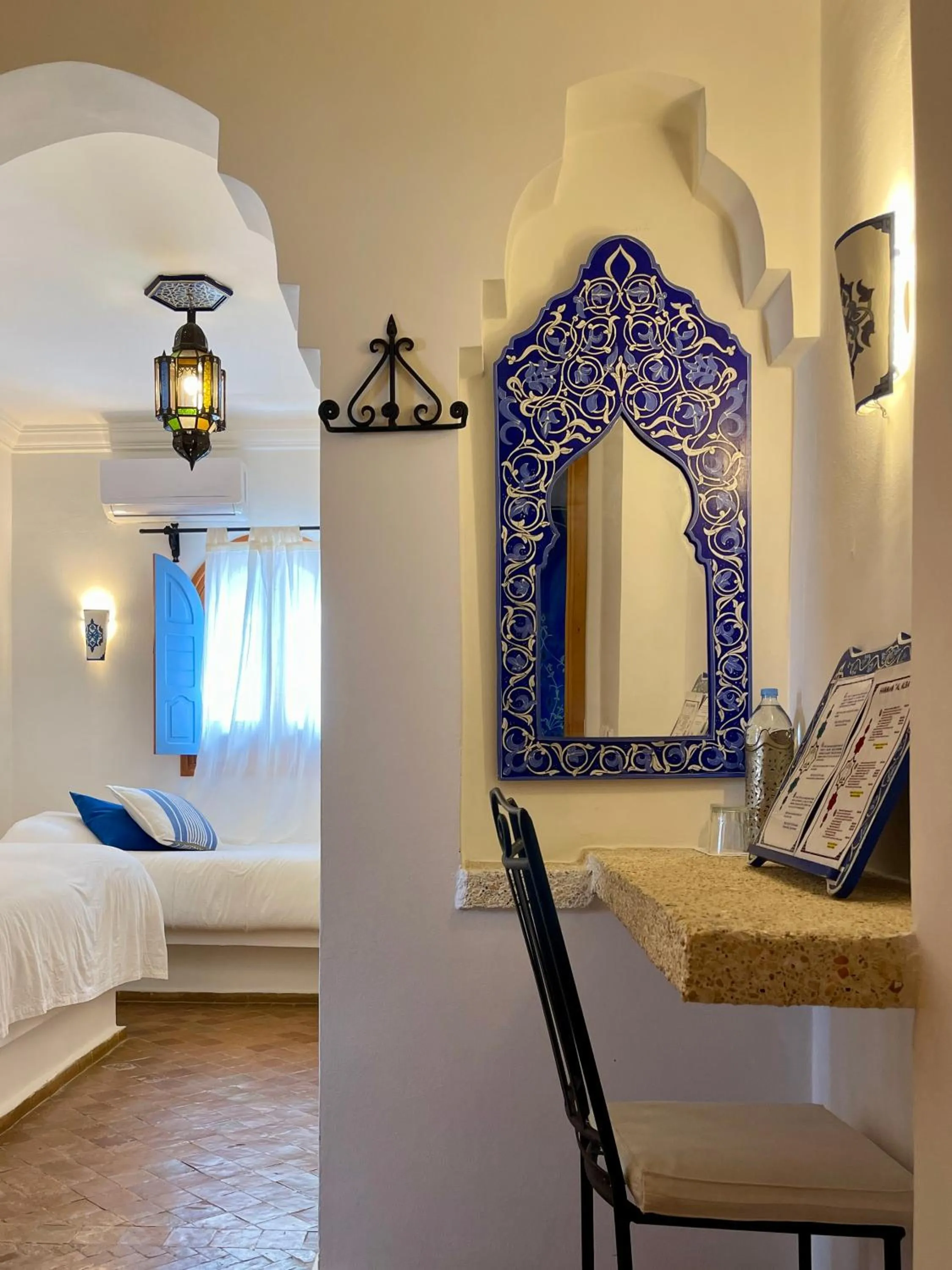 Bed in Hotel Al Alba Hammam & Restaurant
