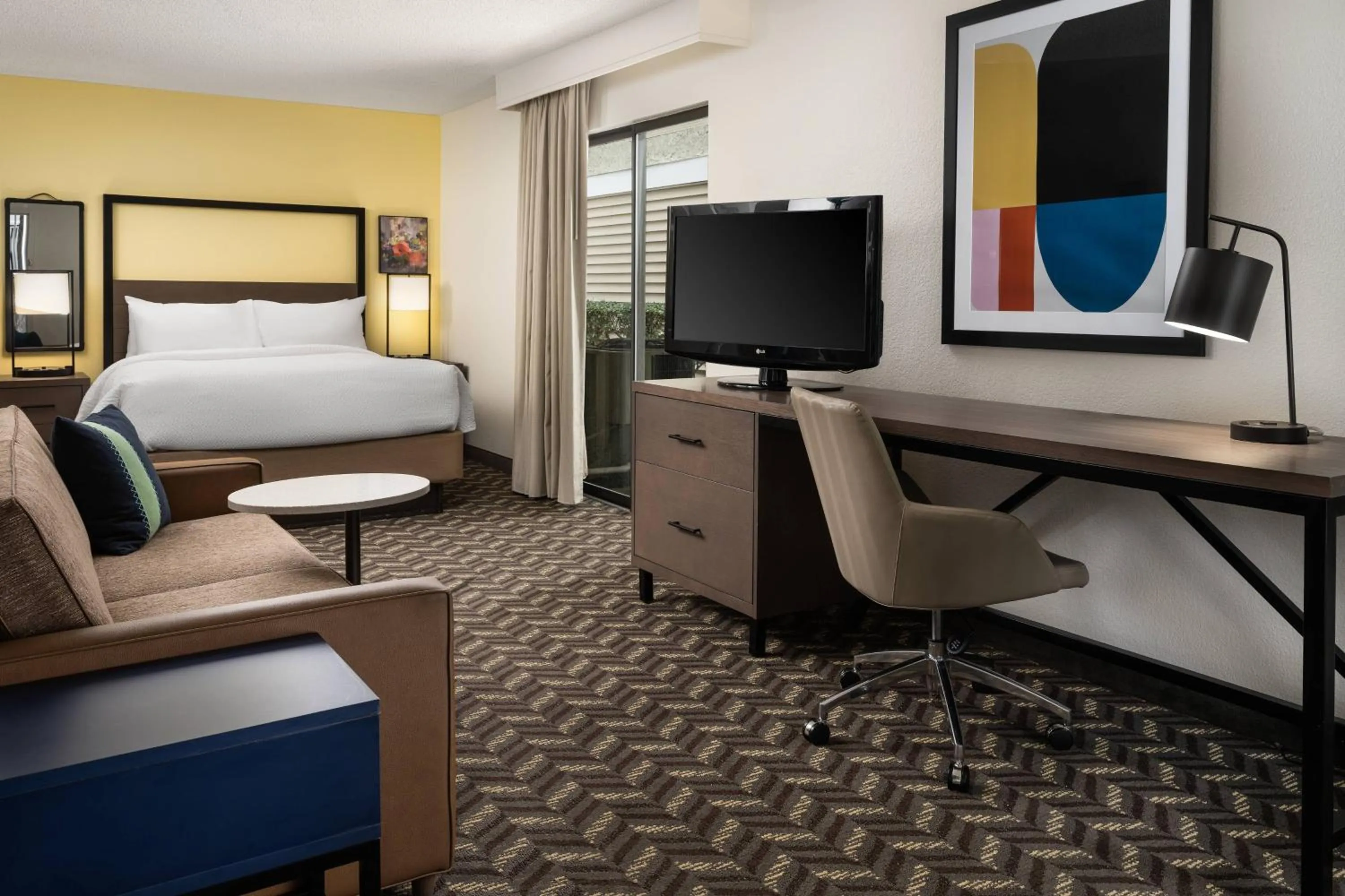 Bedroom, Bed in Residence Inn by Marriott San Francisco Airport San Mateo