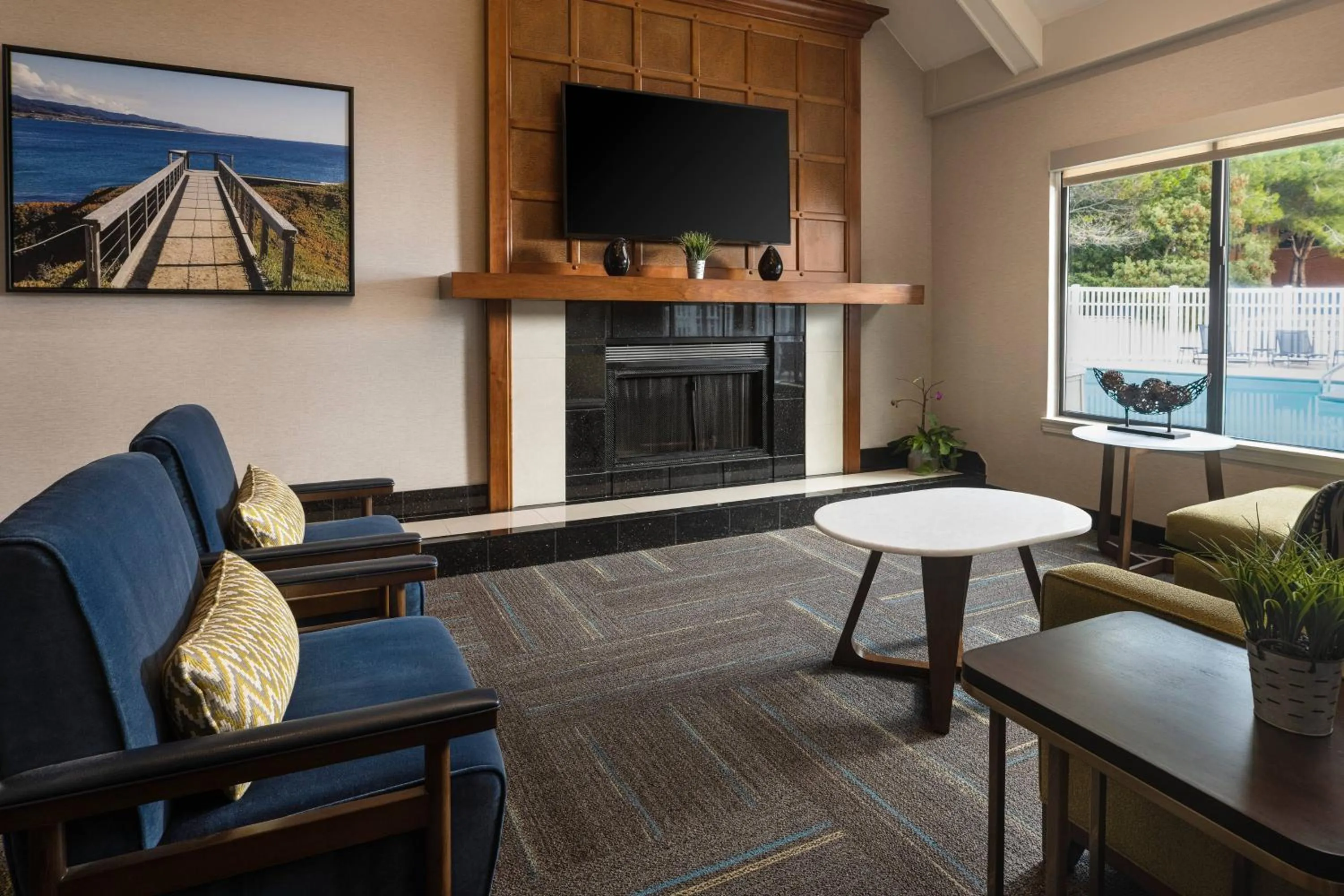 Lobby or reception in Residence Inn by Marriott San Francisco Airport San Mateo