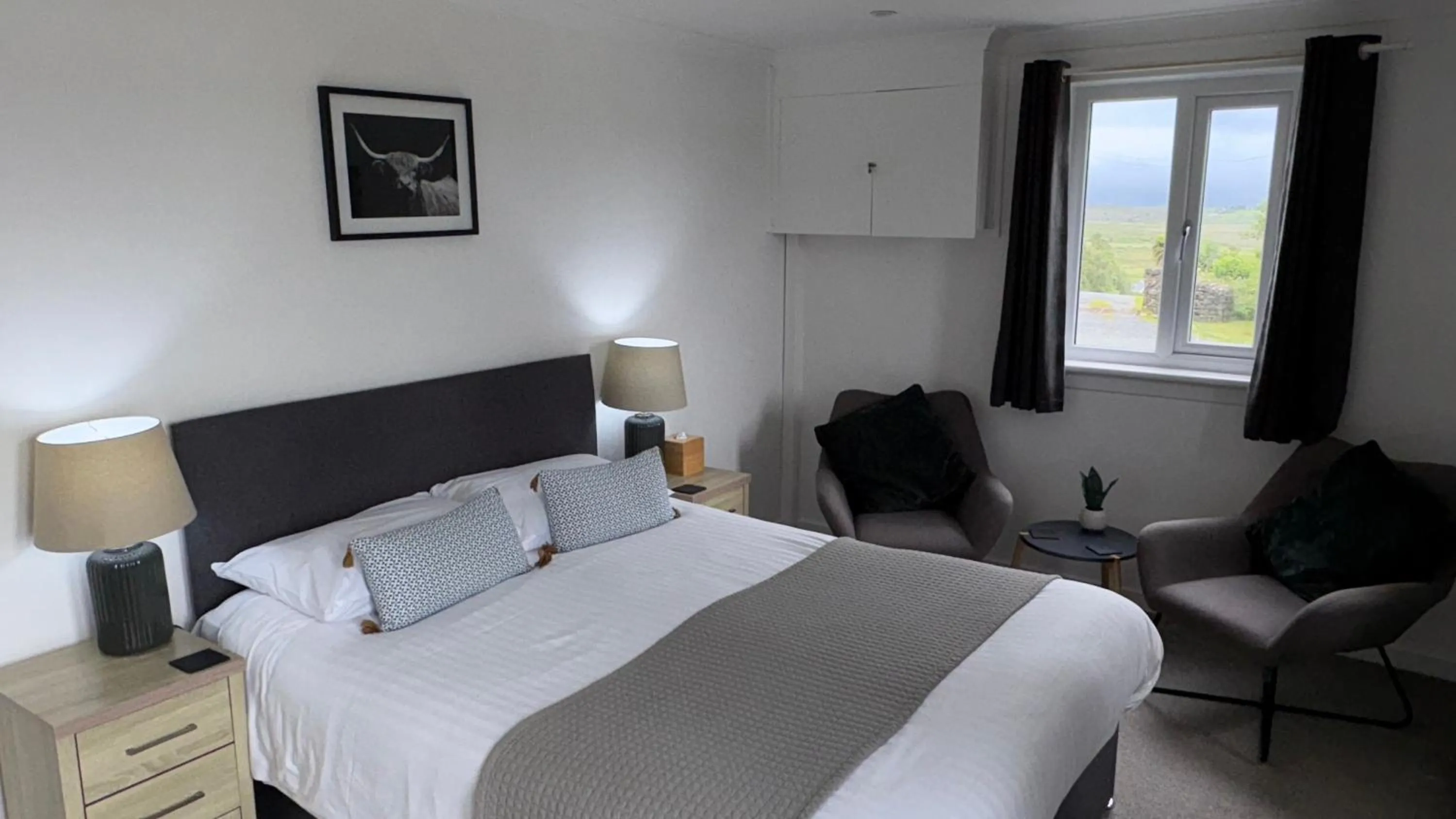 Bed in Loch Eyre House