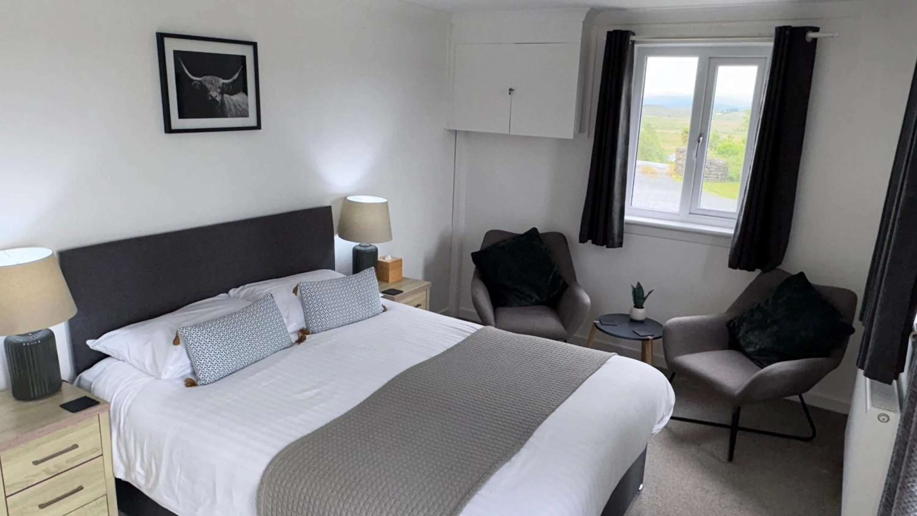 Bed in Loch Eyre House