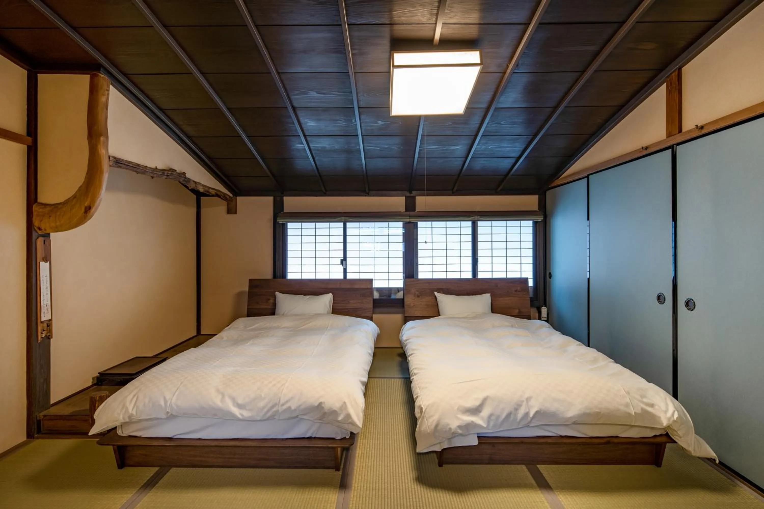 Bed in Obama Machiya Stay