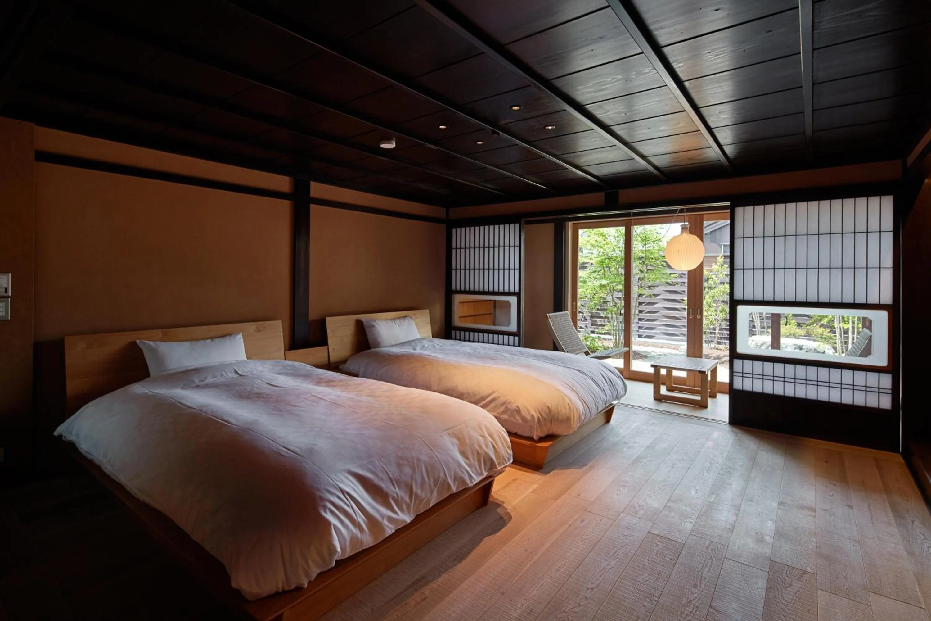 Bed in Obama Machiya Stay