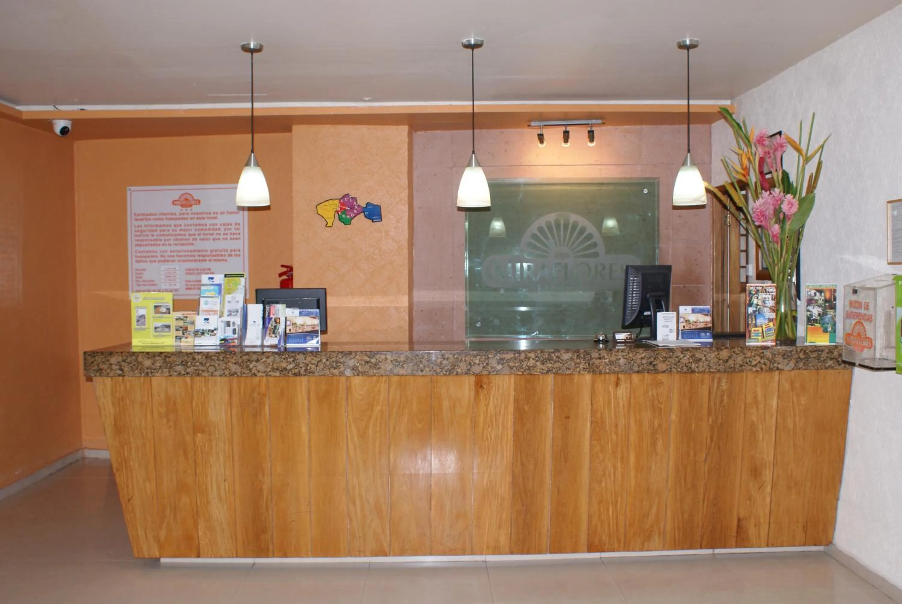 Lobby or reception in Hotel Miraflores Villahermosa