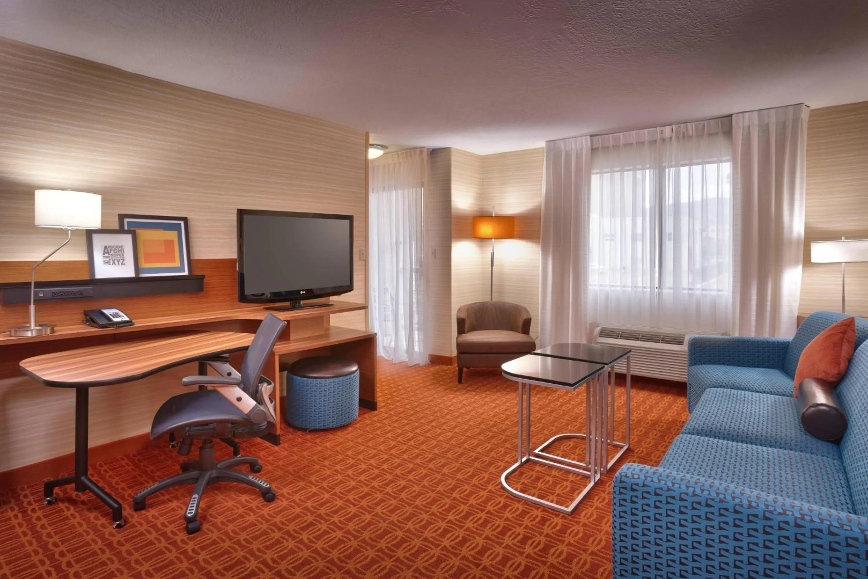 Living room in Fairfield Inn & Suites by Marriott Salt Lake City Downtown