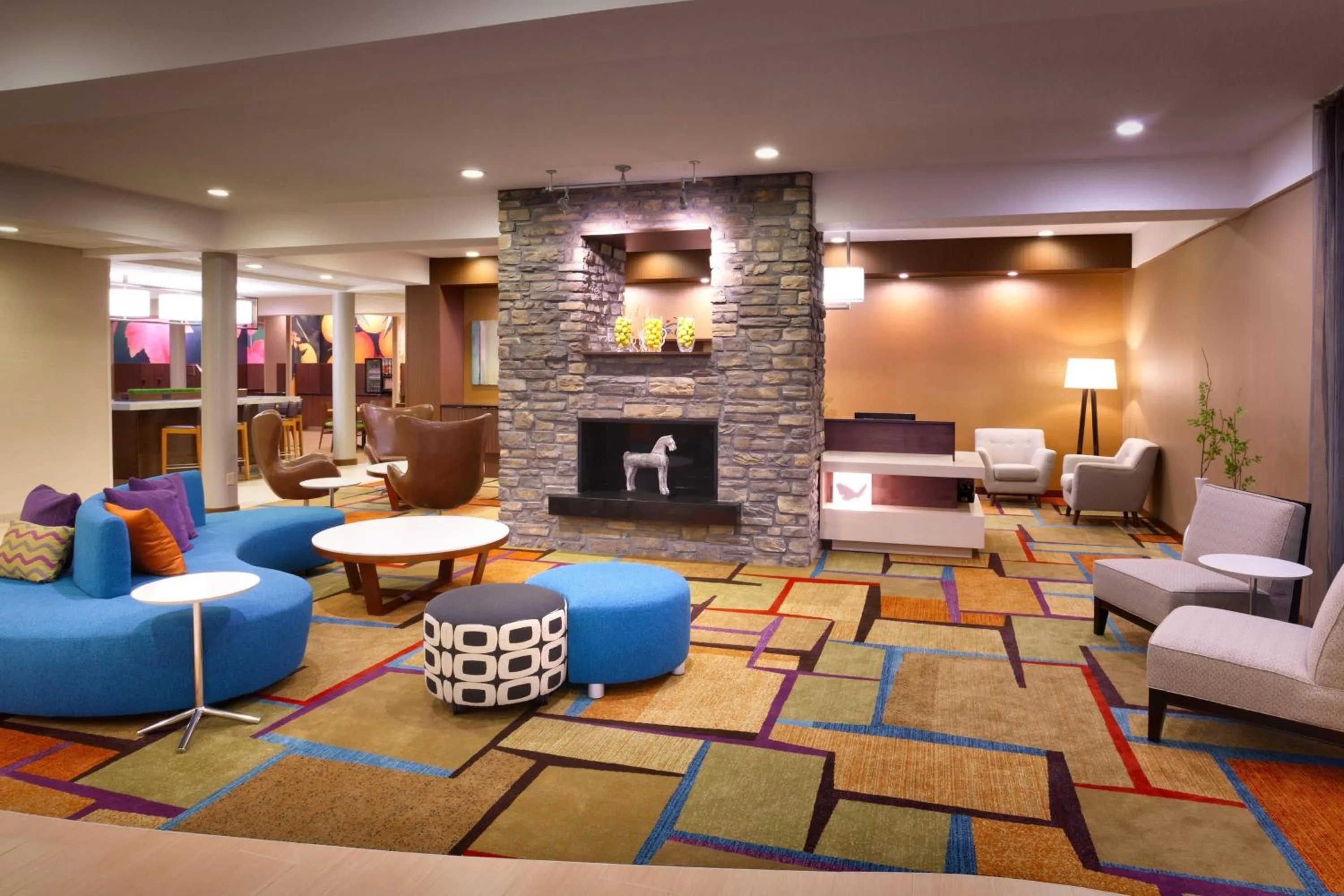 Lobby or reception in Fairfield Inn & Suites by Marriott Salt Lake City Downtown