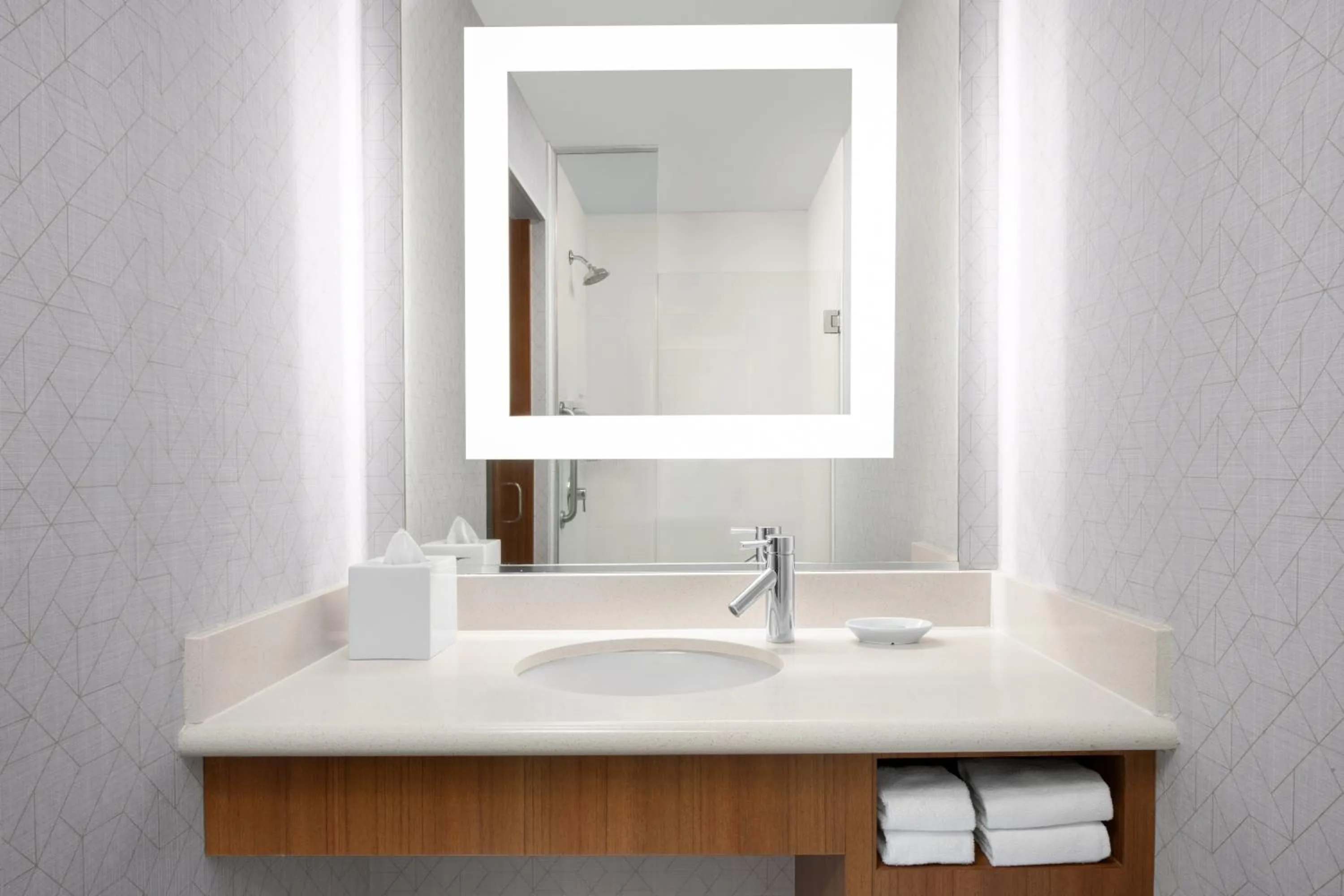 Bathroom in SpringHill Suites Irvine John Wayne Airport / Orange County