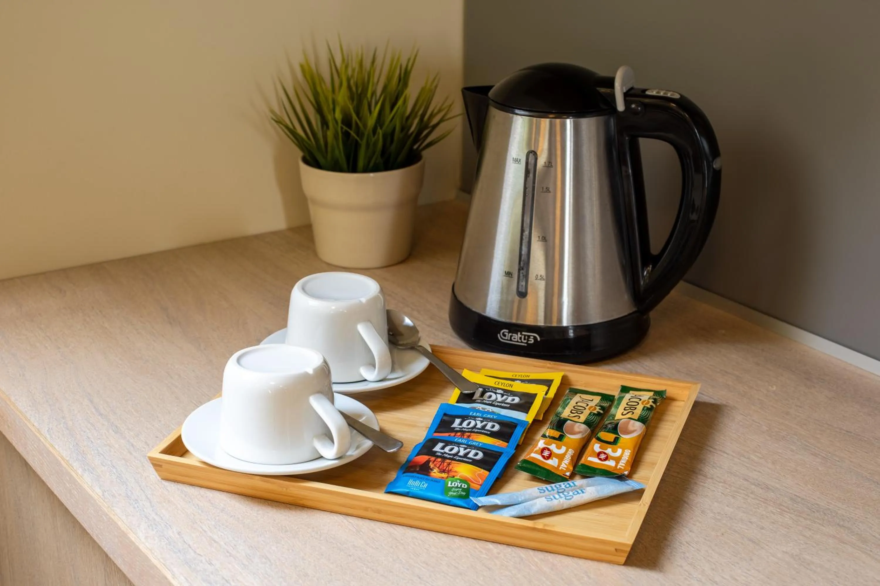 Coffee/tea facilities in City Hotels Algirdas