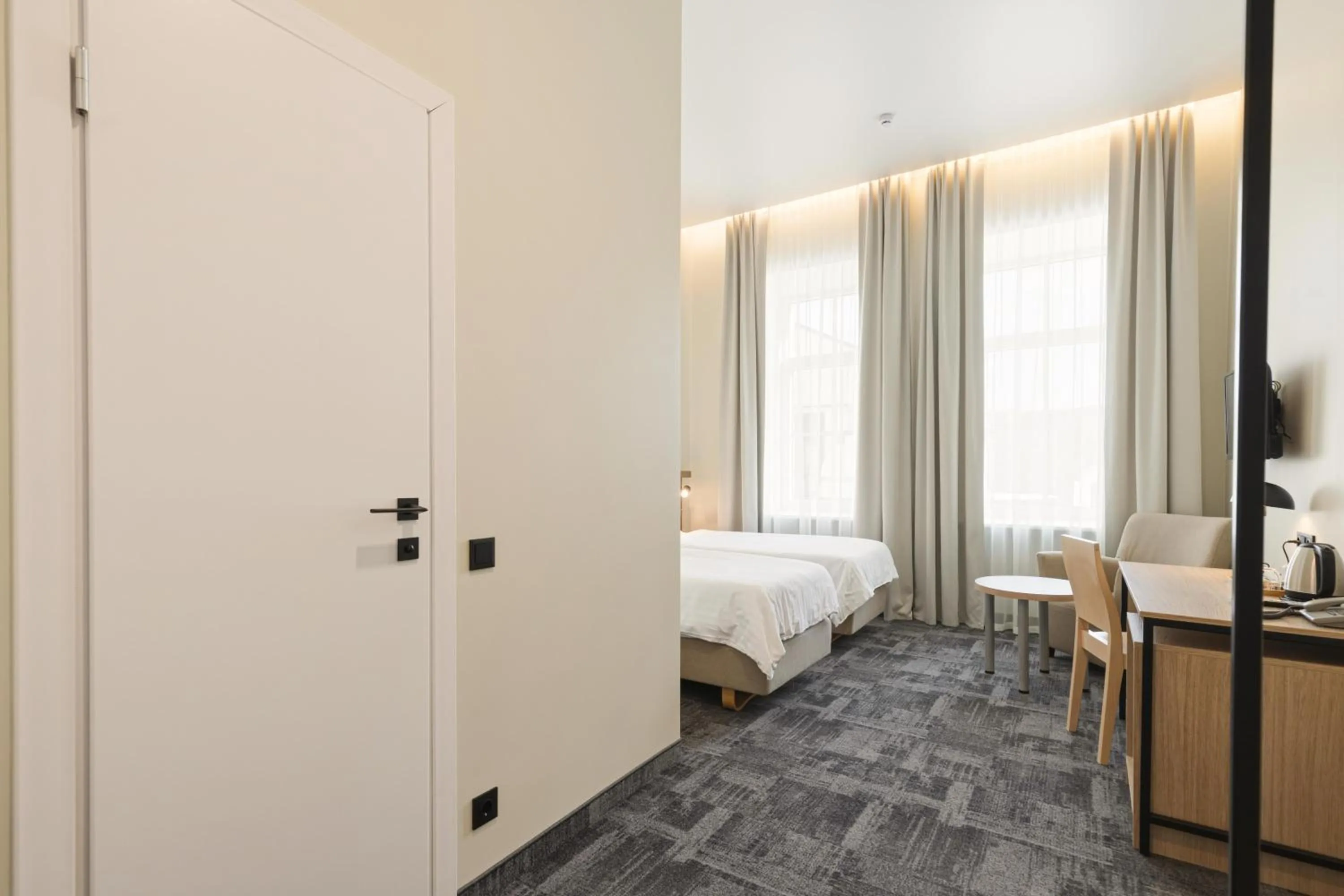 View (from property/room), Bed in City Hotels Algirdas