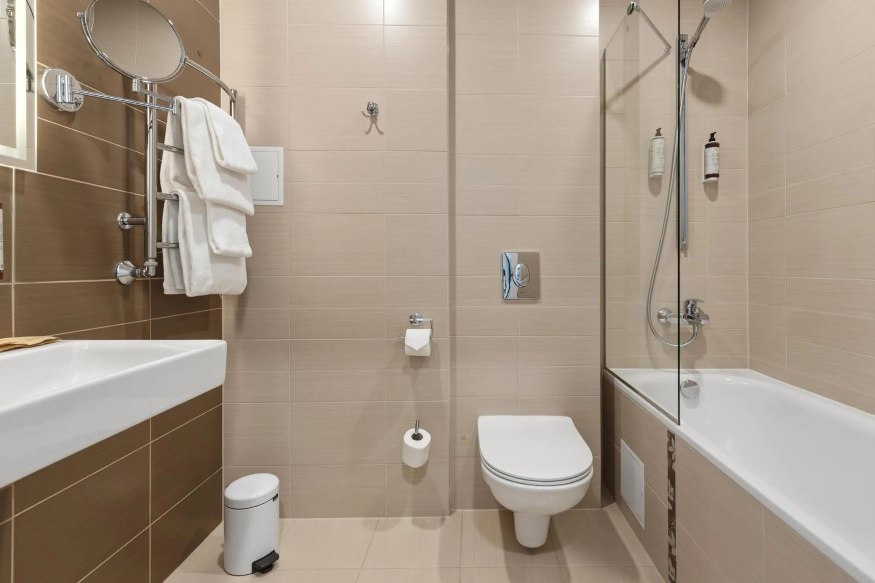 Bathroom in City Hotels Algirdas