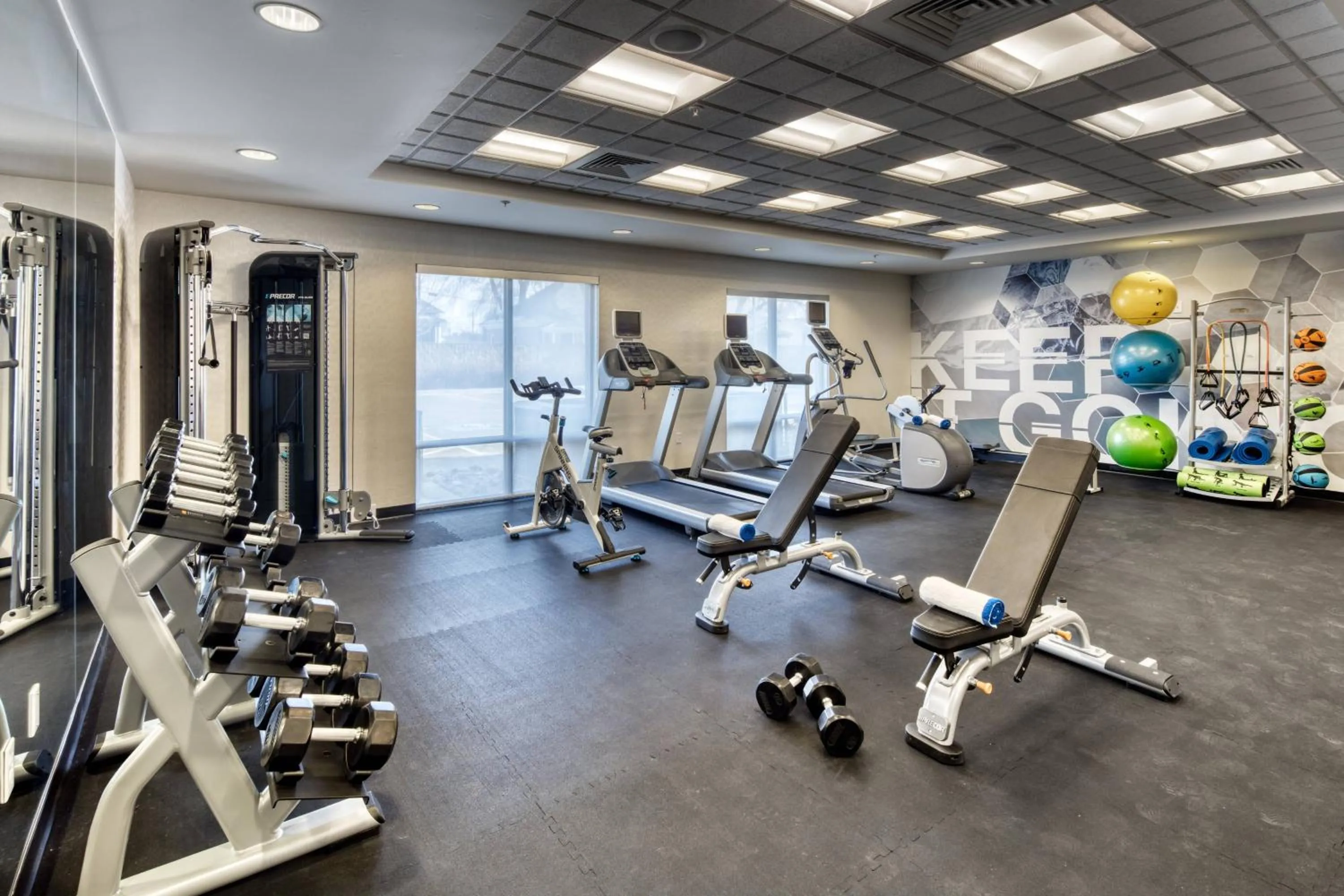 Fitness centre/facilities in SpringHill Suites by Marriott Salt Lake City Downtown