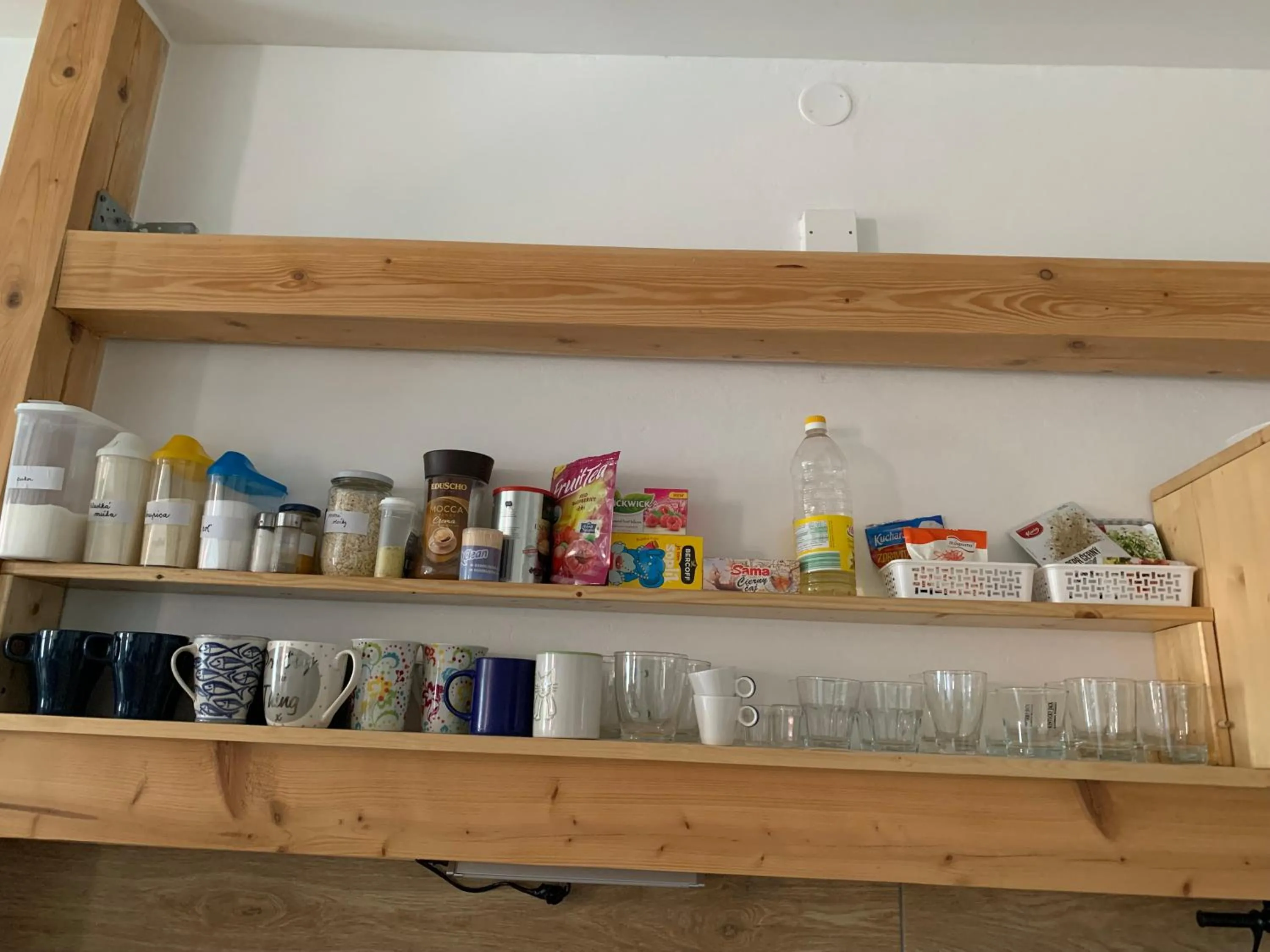 Kitchen or kitchenette in Apartman Stiavnica