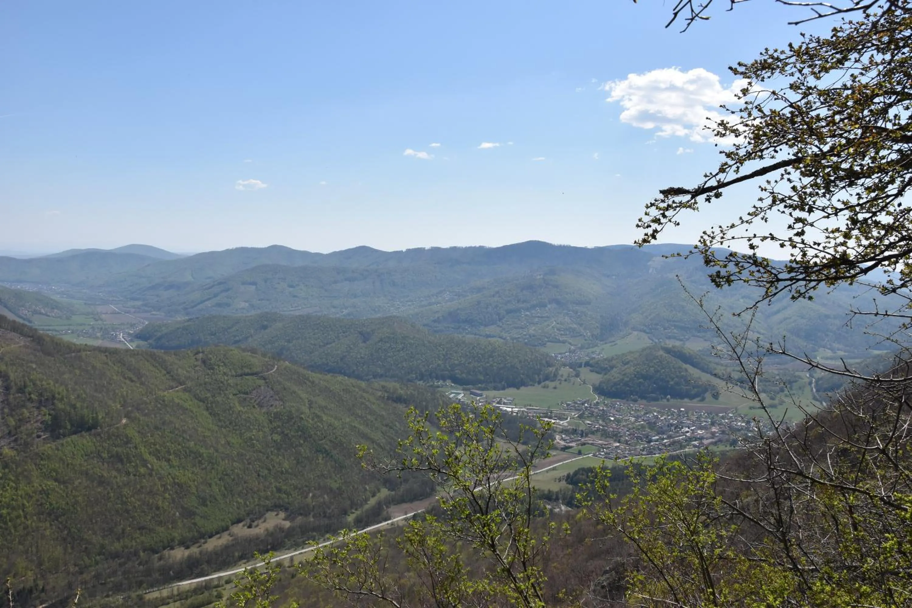 Natural landscape in Apartman Stiavnica