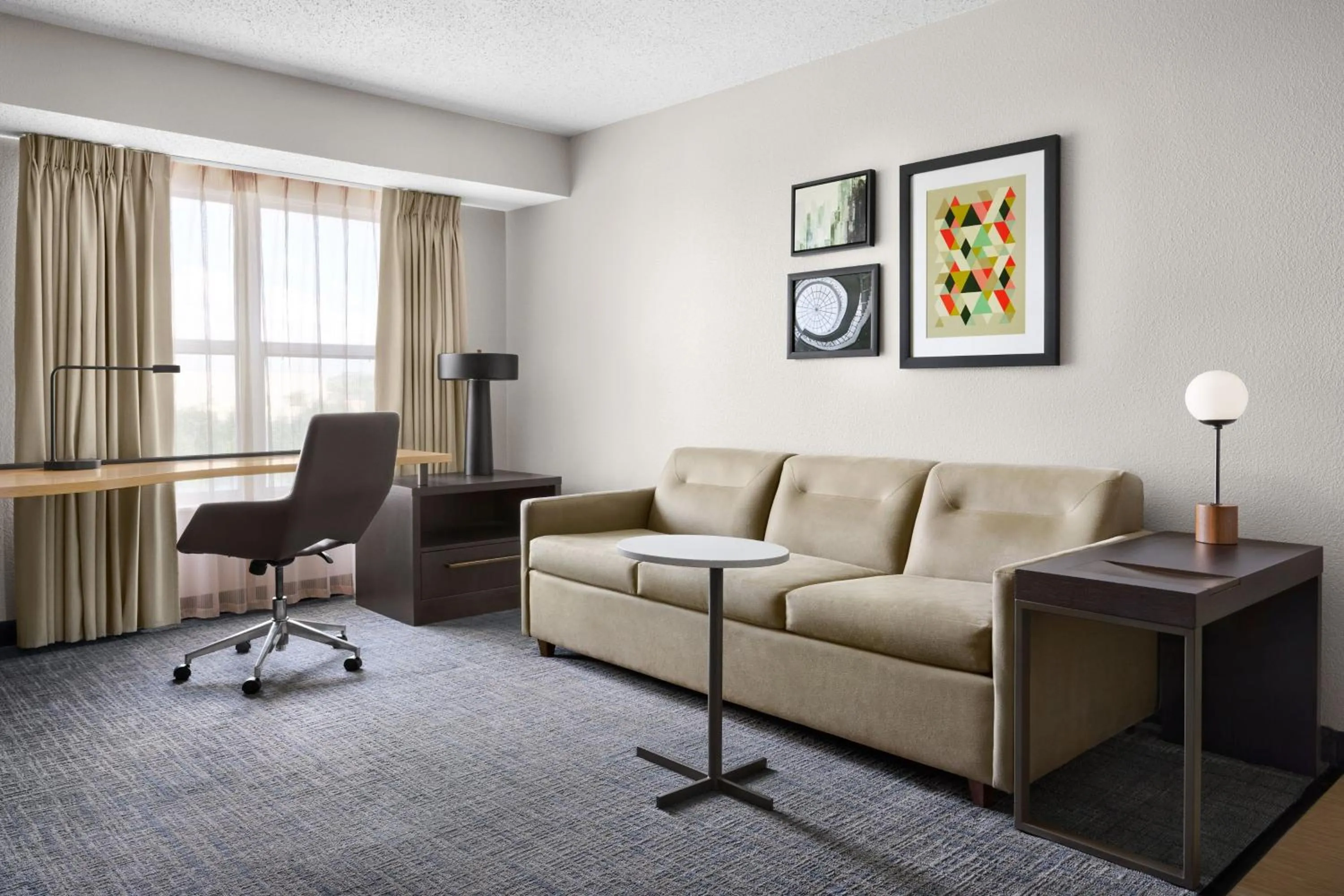Living room in Residence Inn Indianapolis Northwest