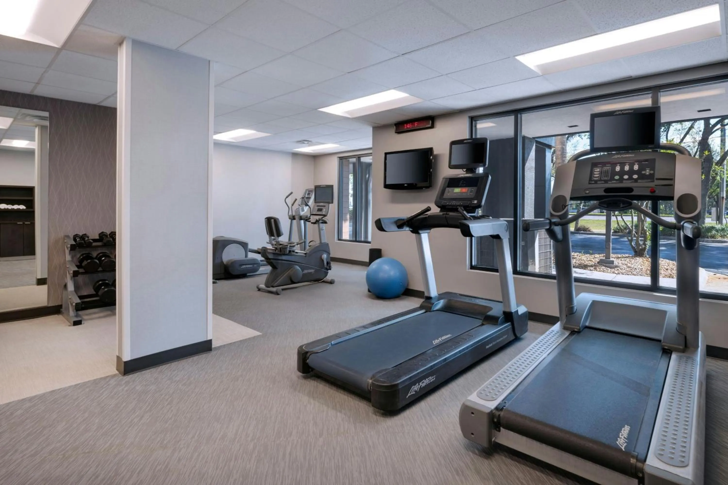 Fitness centre/facilities in Courtyard Tampa North / I-75 Fletcher