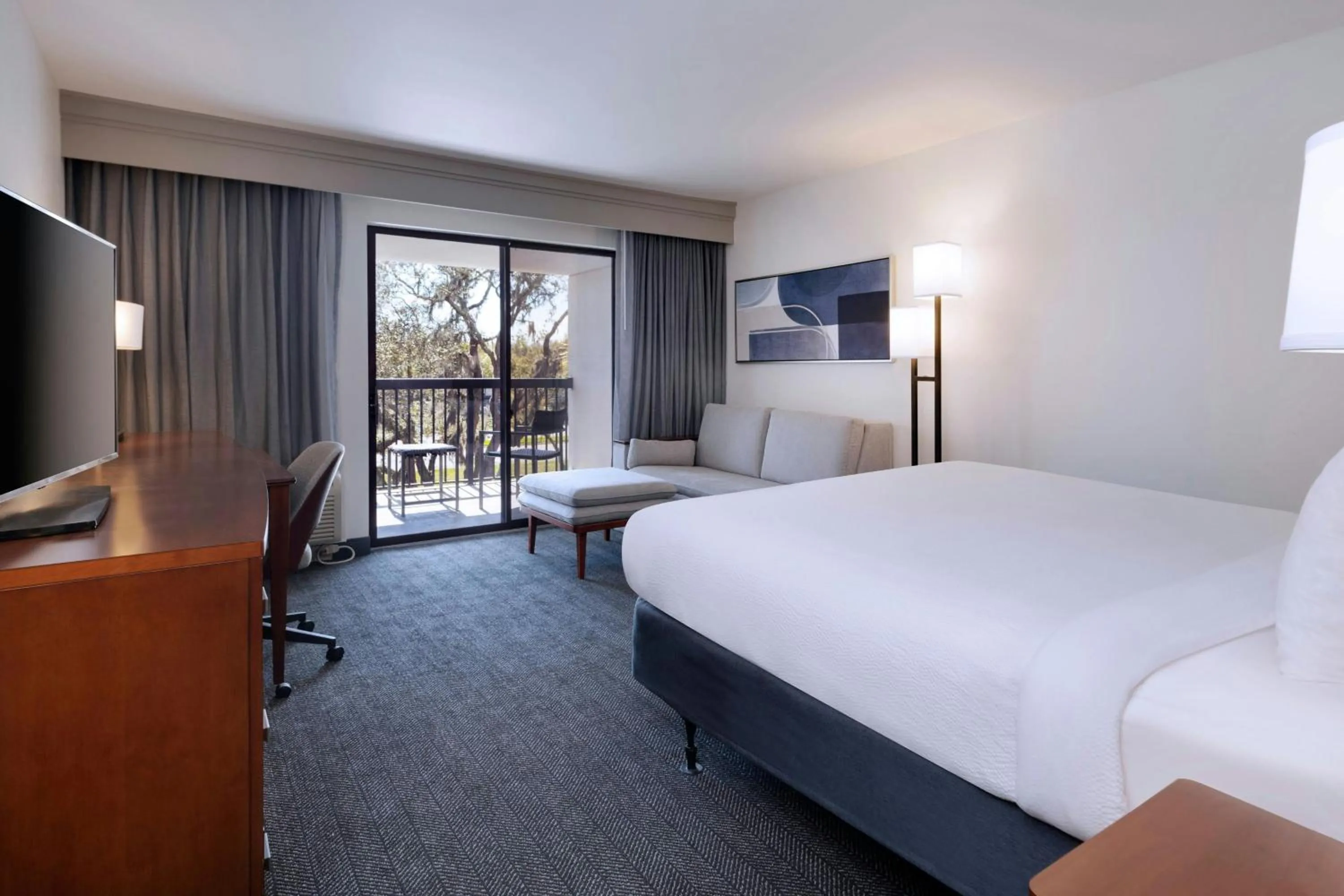 Photo of the whole room, Bed in Courtyard Tampa North / I-75 Fletcher