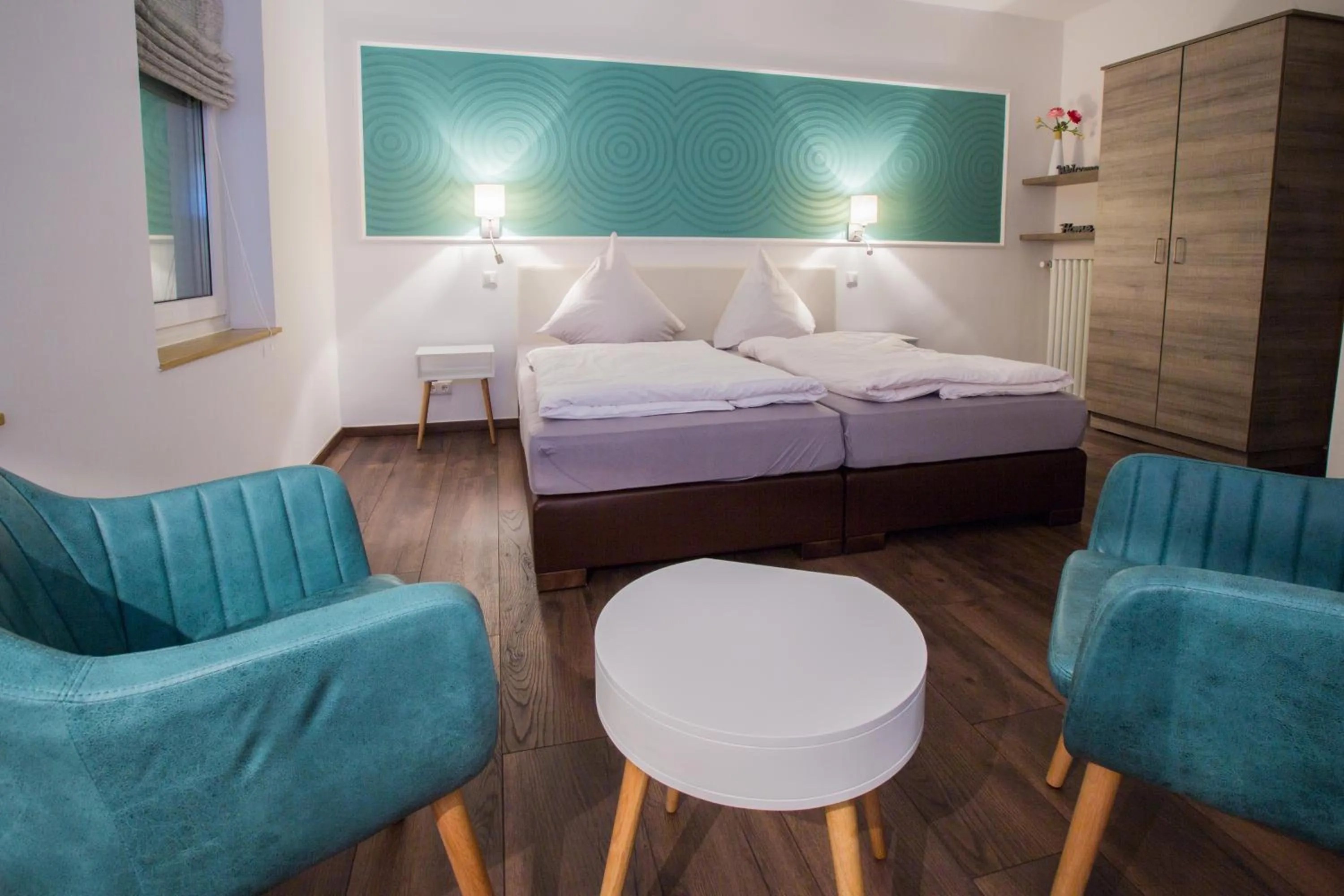 Decorative detail, Bed in Hotel Zur Alten Börse