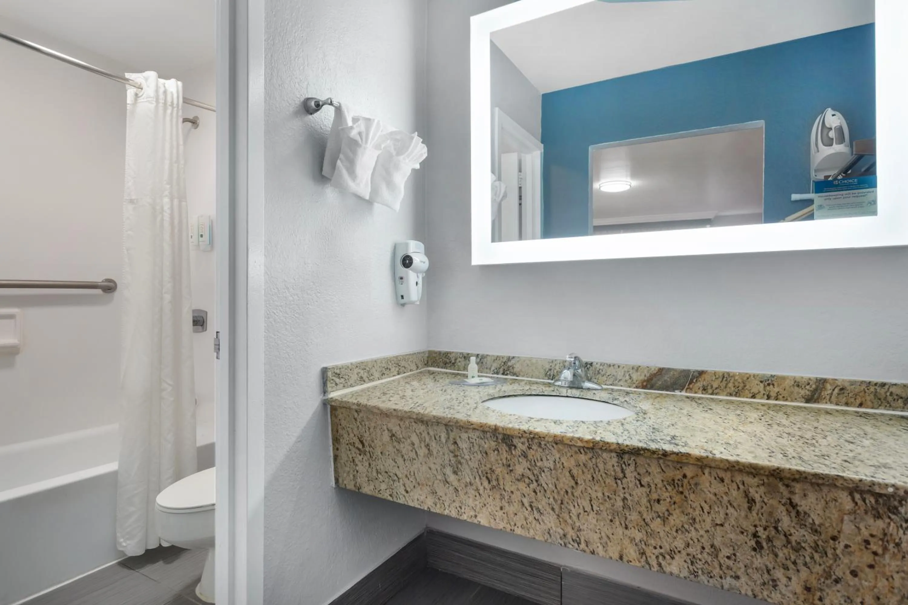 Bathroom in Quality Inn and Conference Center Tampa-Brandon