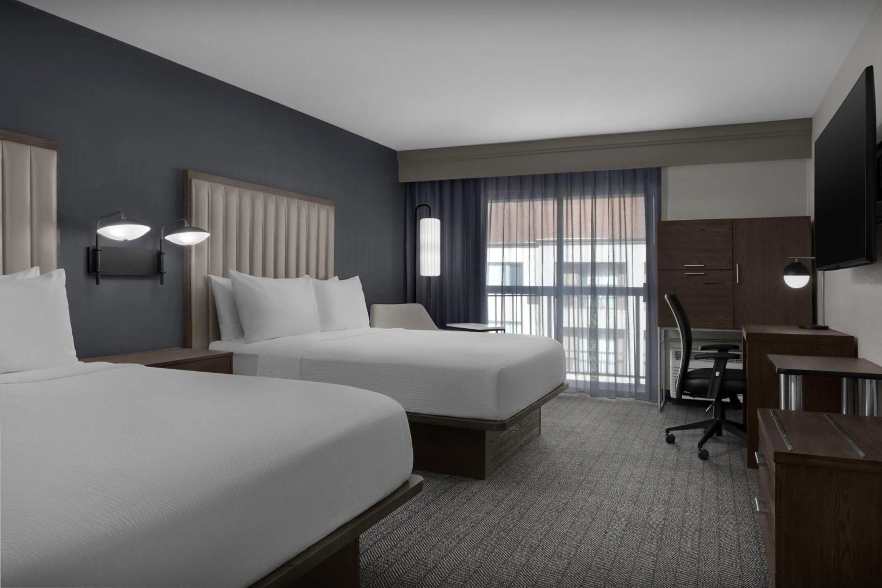 Bed in Courtyard by Marriott Waco