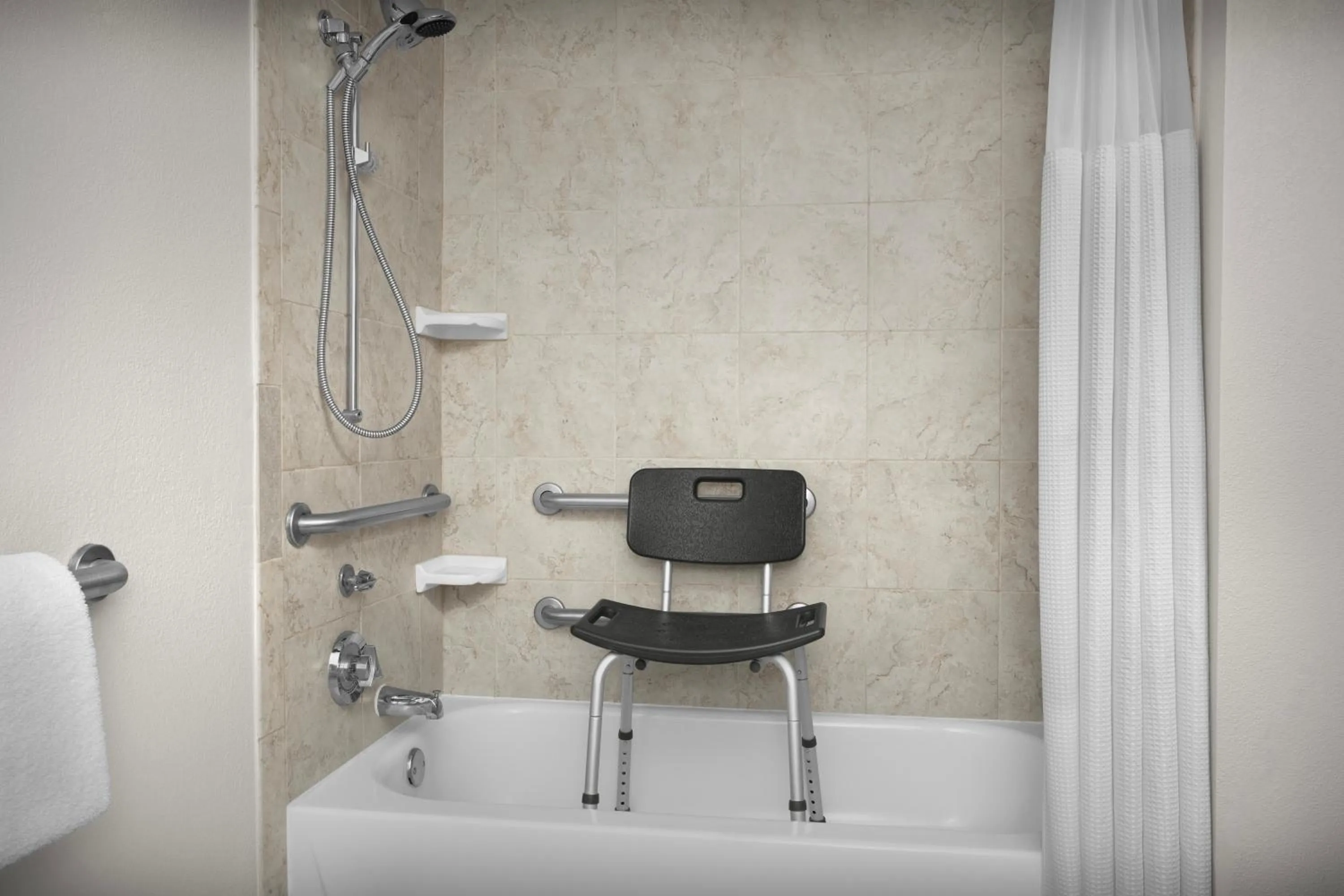 Shower in Courtyard by Marriott Waco