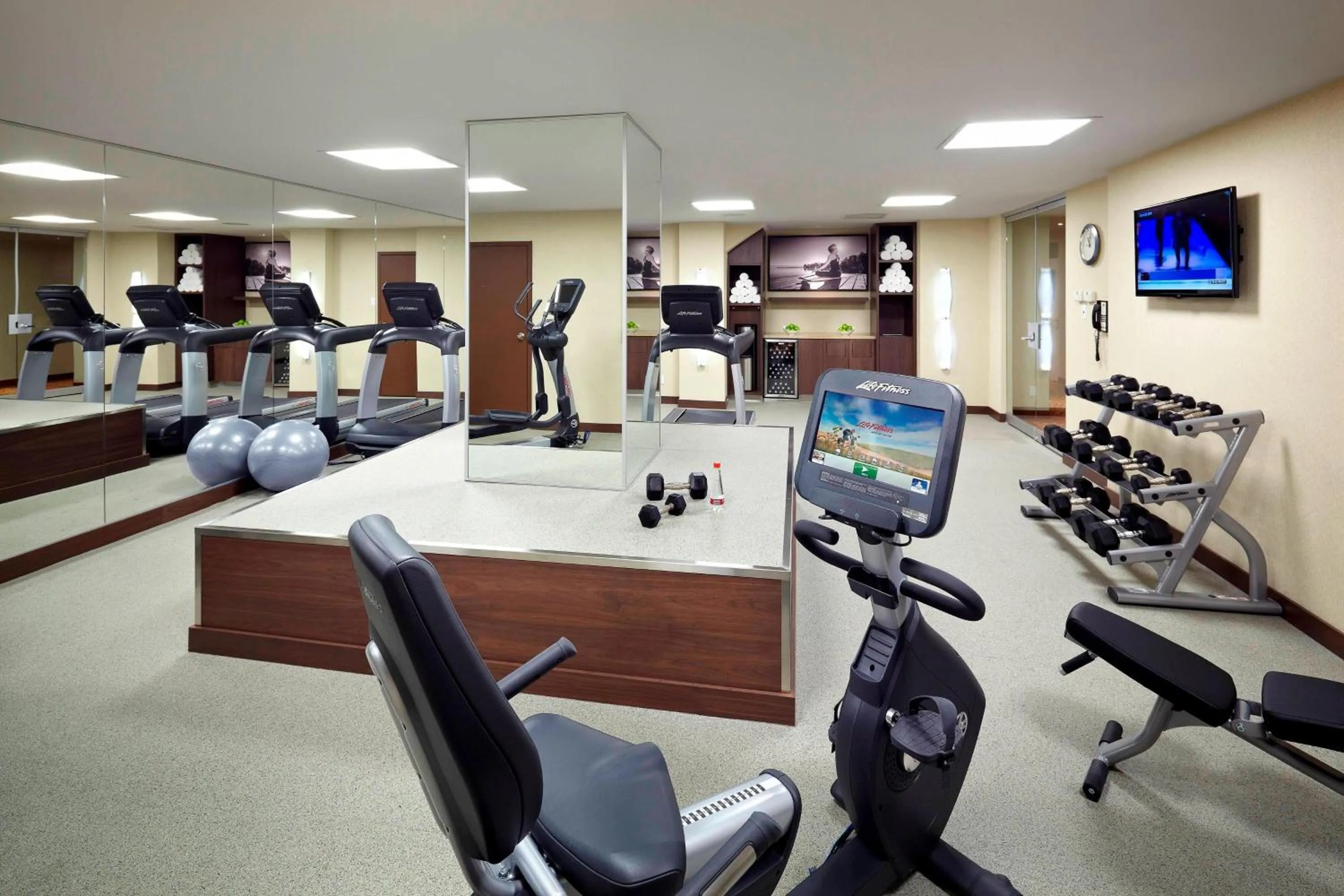 Fitness centre/facilities in Marriott Quebec City Downtown