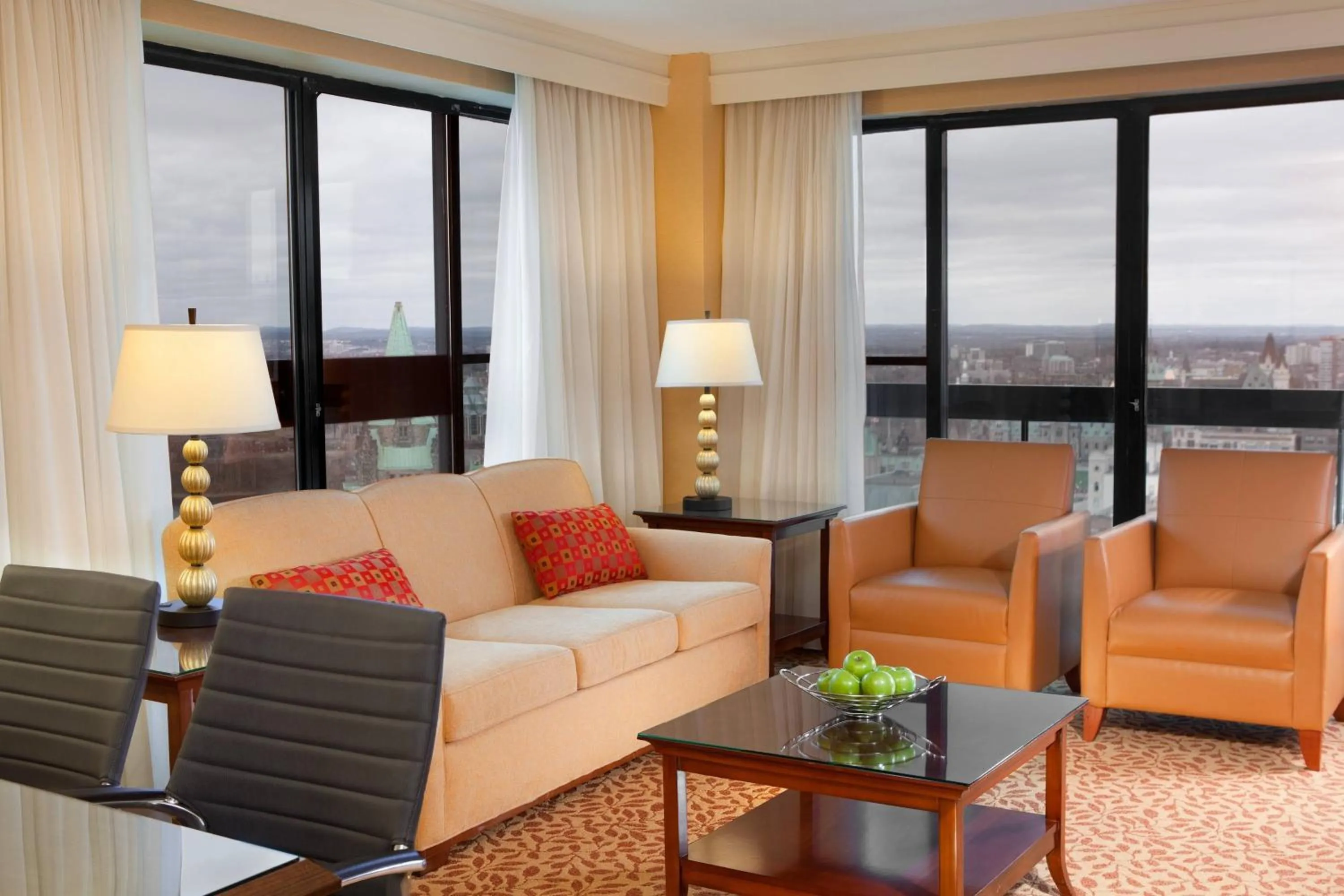 Bedroom in Ottawa Marriott Hotel