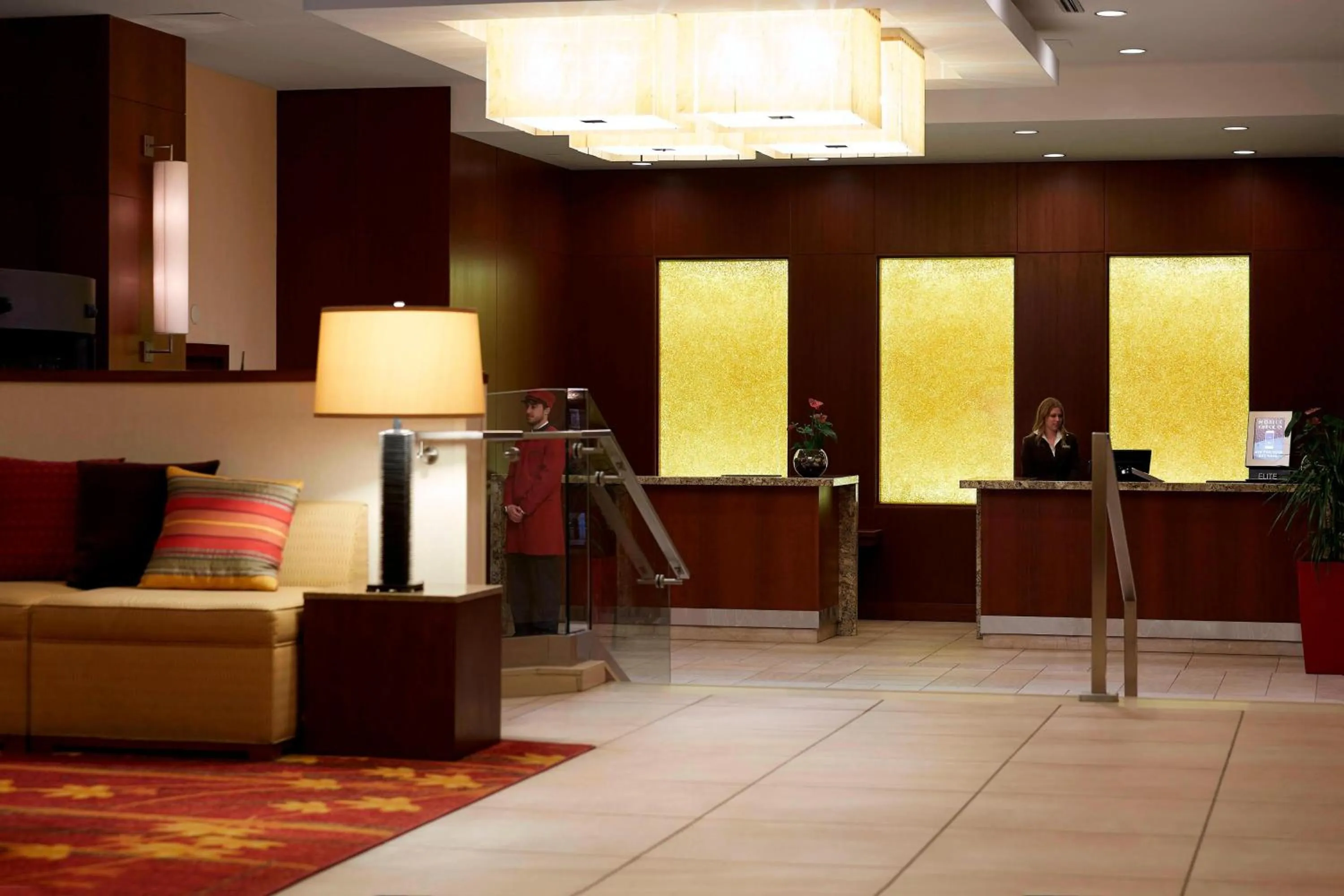 Lobby or reception in Ottawa Marriott Hotel