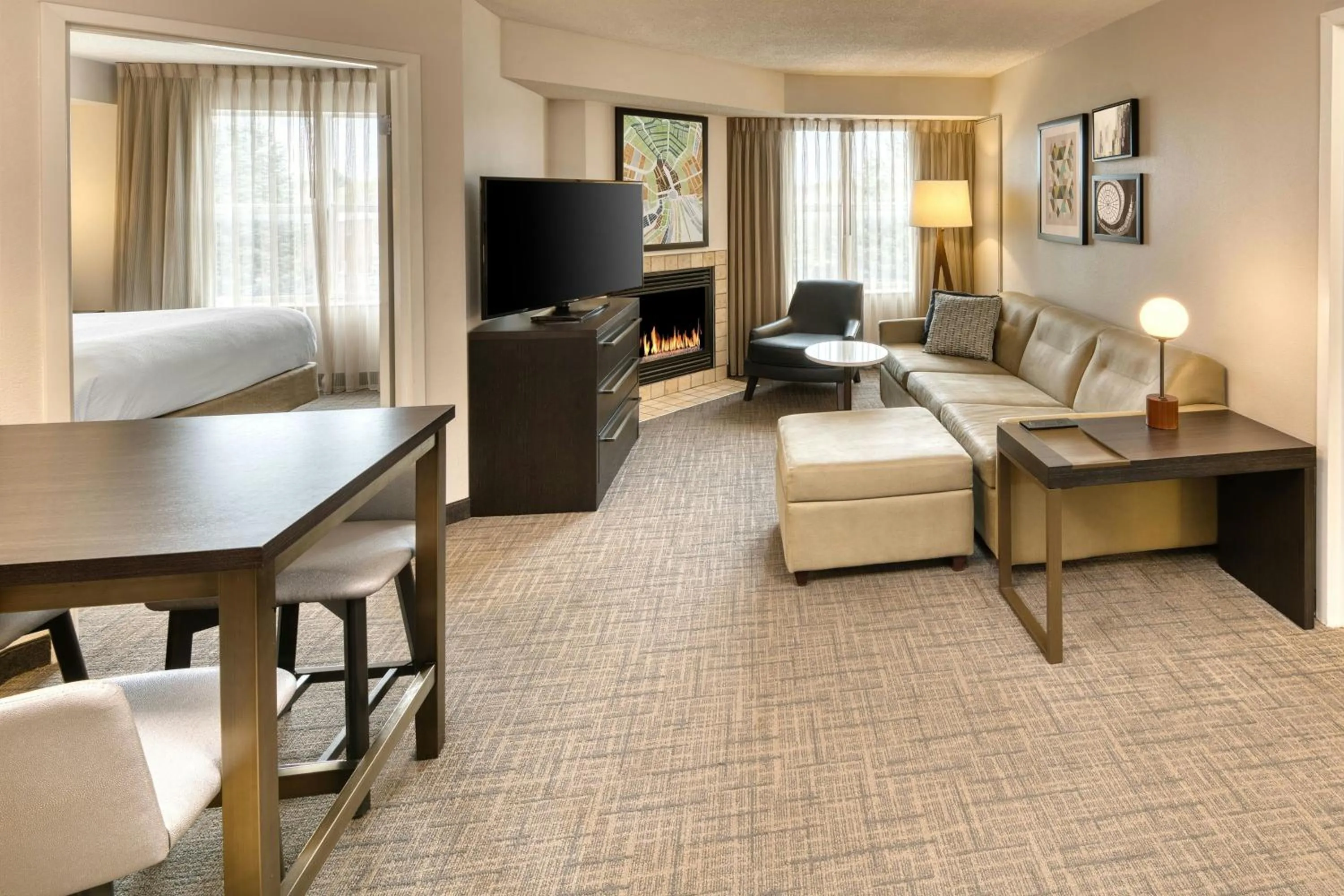 Bedroom, Bed in Residence Inn by Marriott Whitby