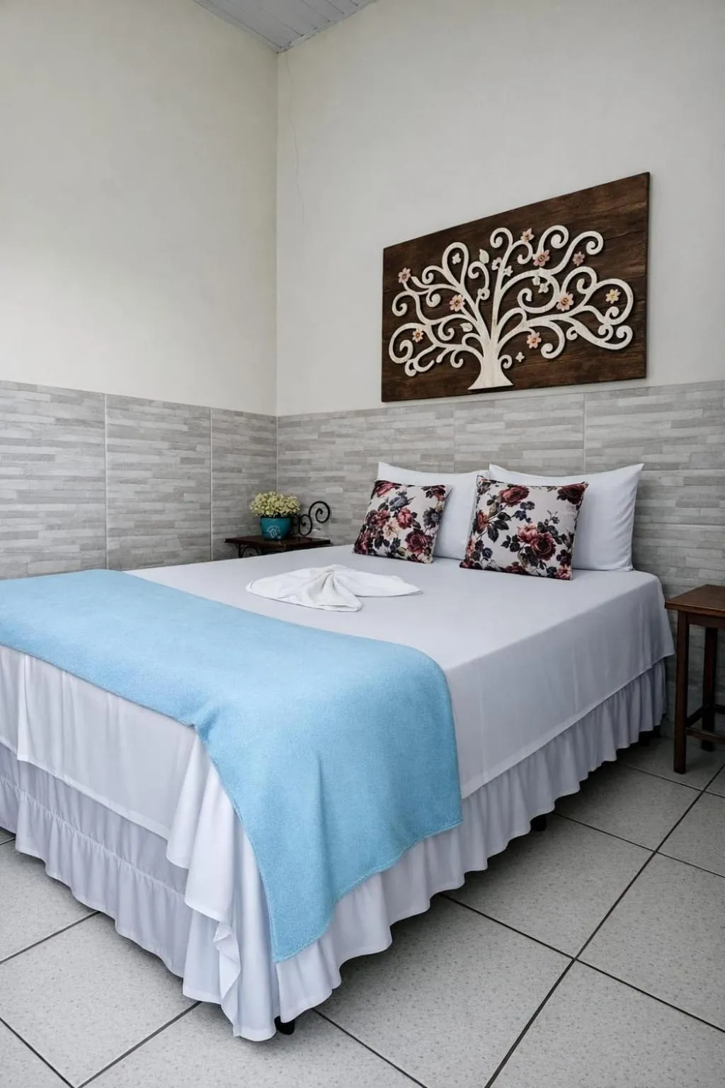 Bed in Pousada Dois Rios