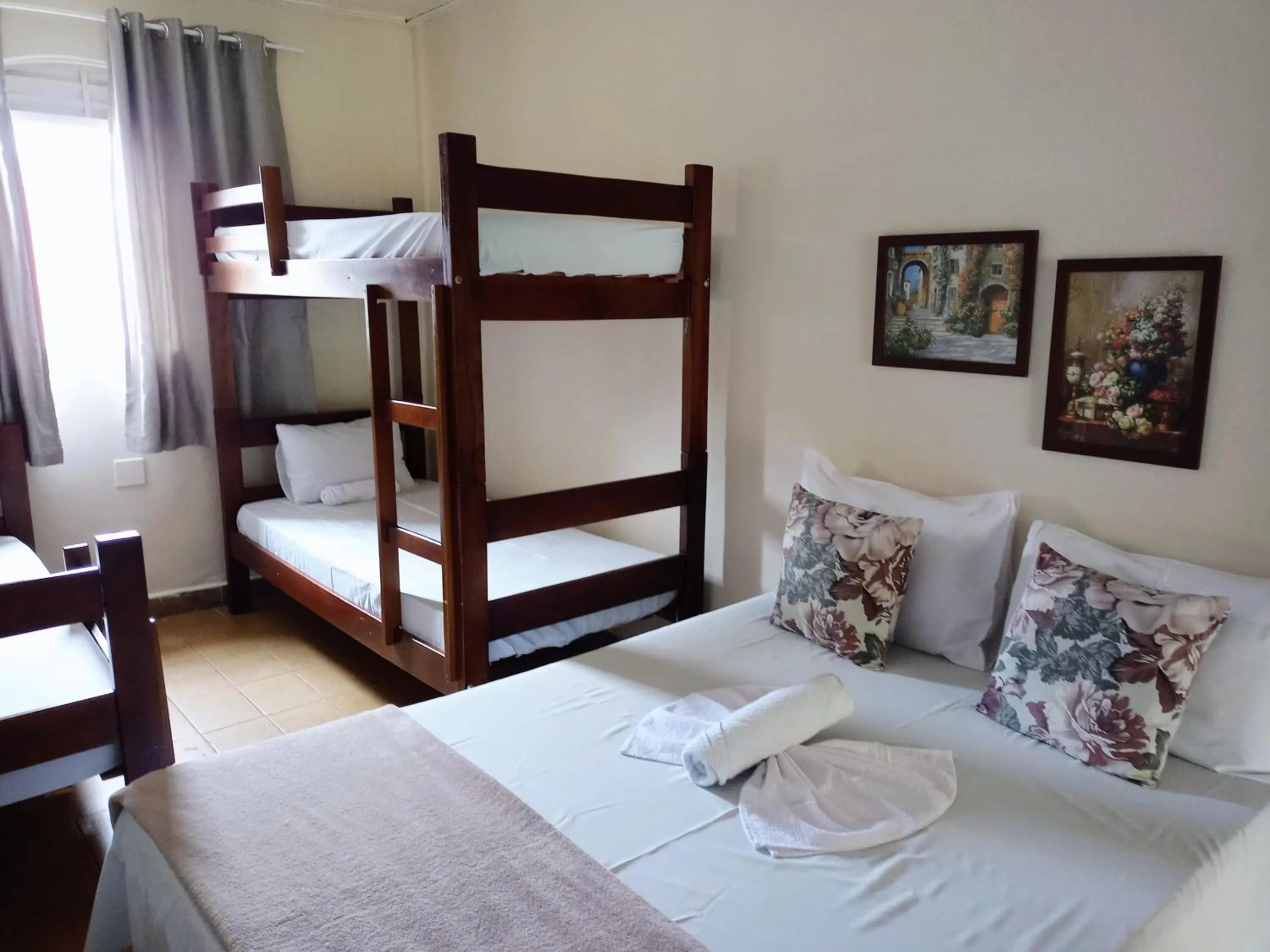 Bed in Pousada Dois Rios