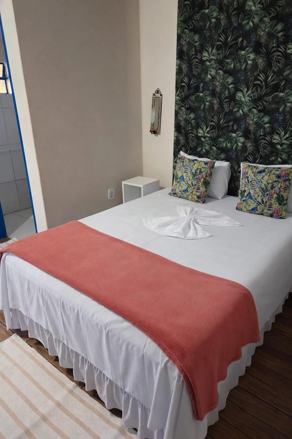 Bed in Pousada Dois Rios