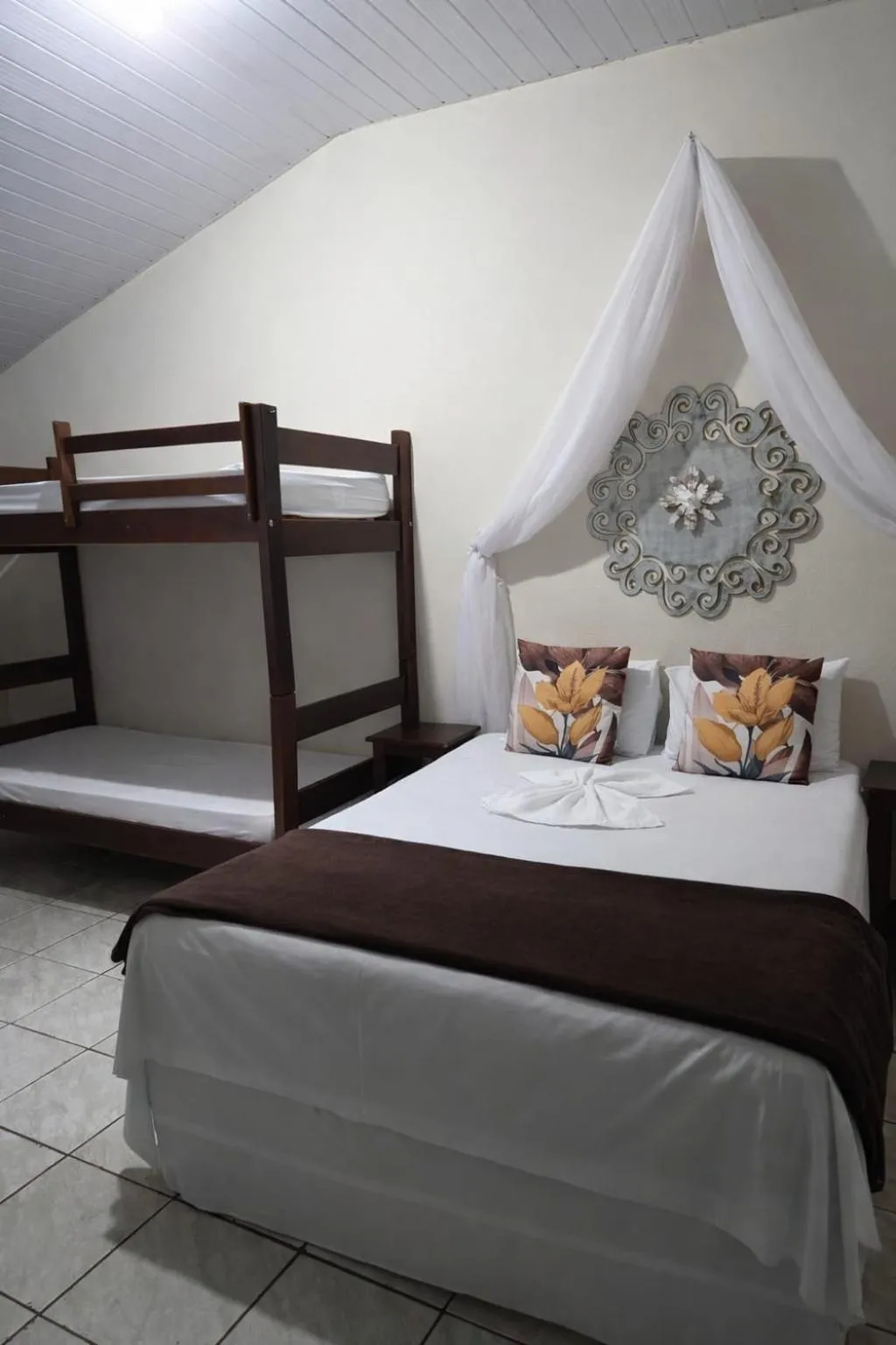 Bed in Pousada Dois Rios