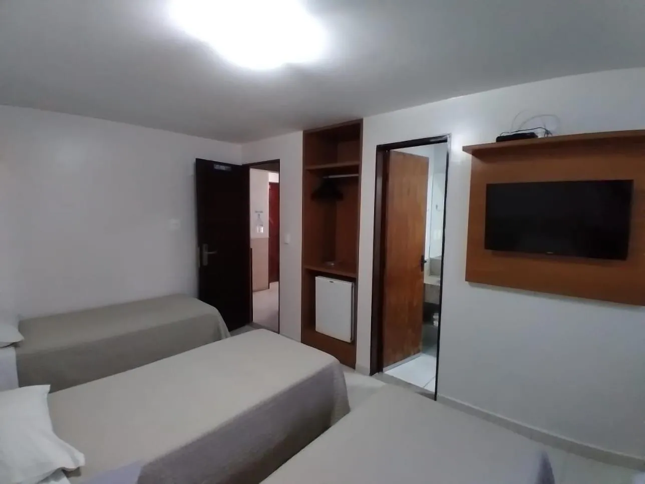 Bed in Hotel Pousada Costa do Atlântico