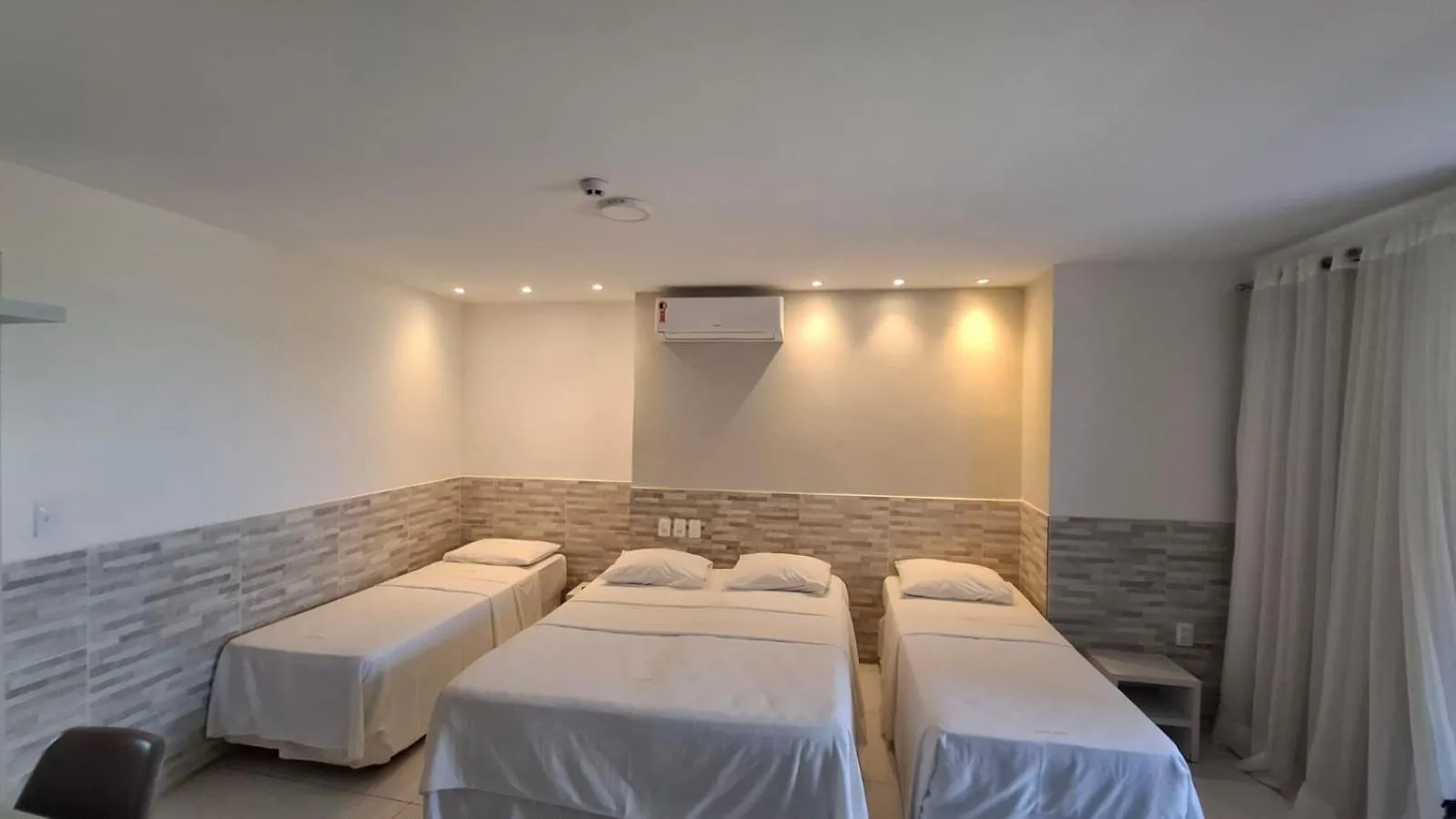 Bed in Hotel Pousada Costa do Atlântico