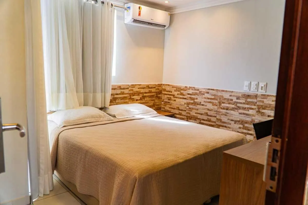 Bed in Hotel Pousada Costa do Atlântico