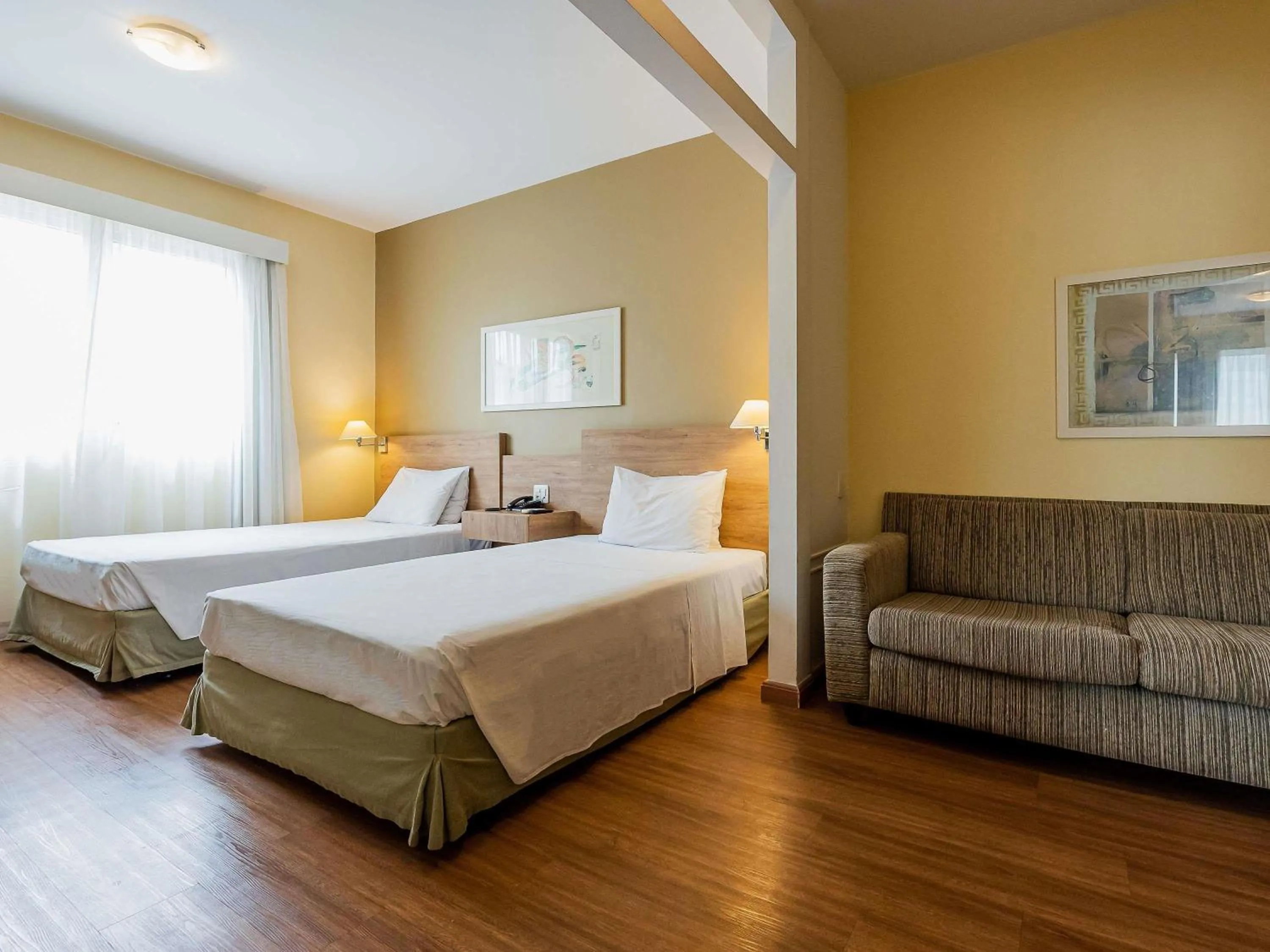 Bedroom, Bed in Ibis Styles Campinas Alphaville